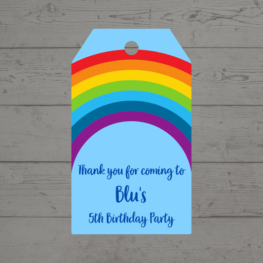 Gift Tags | Rainbow Gift Tags | Party Tags | Party Gift Tags | Rainbow Party Theme