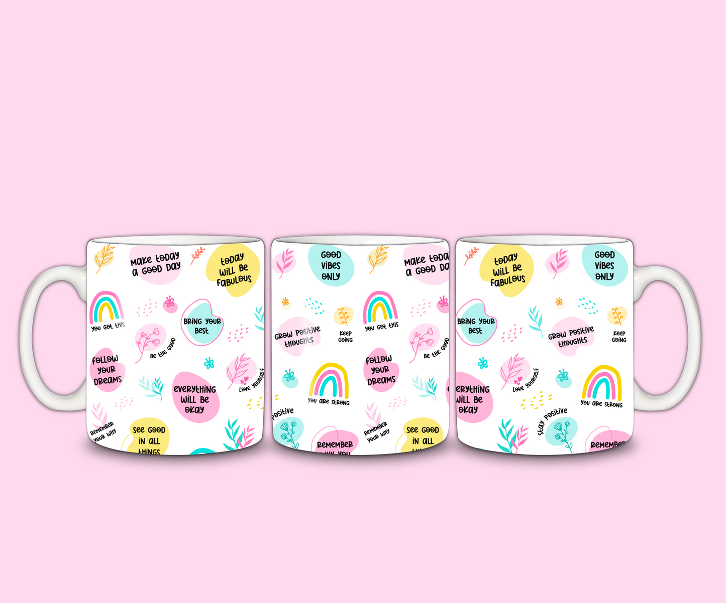 Positive Affirmations Mug | Positive Quote Mug | Gift Idea