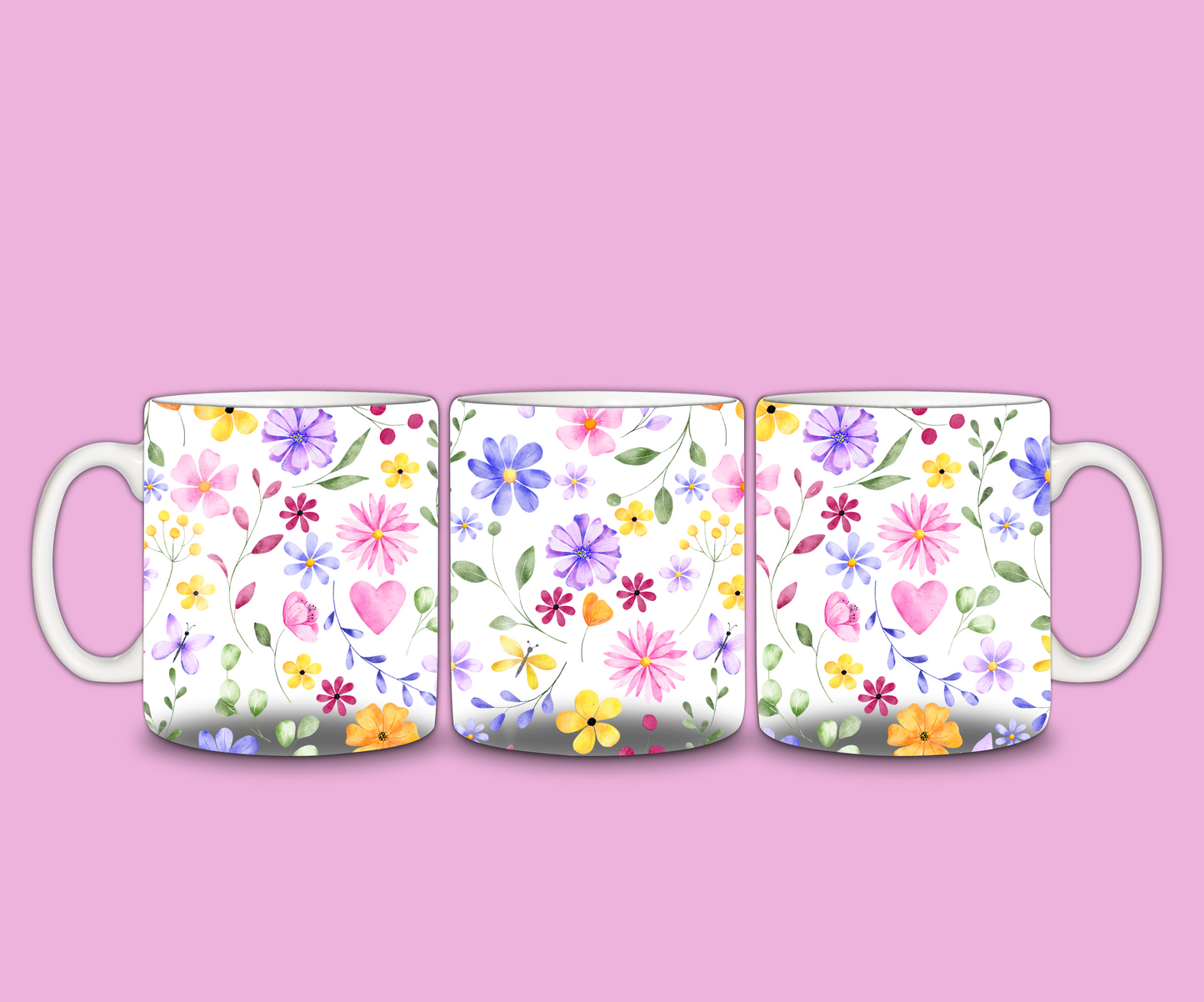 Spring Floral Mug | Floral Flower Mug | Gift Idea