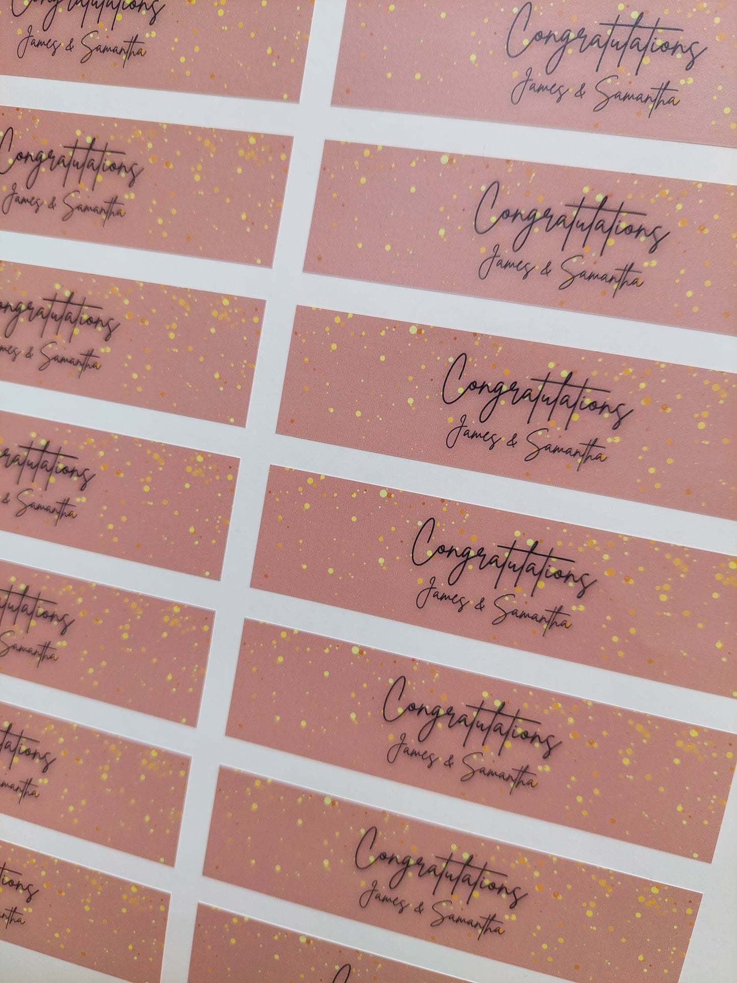 Party popper stickers