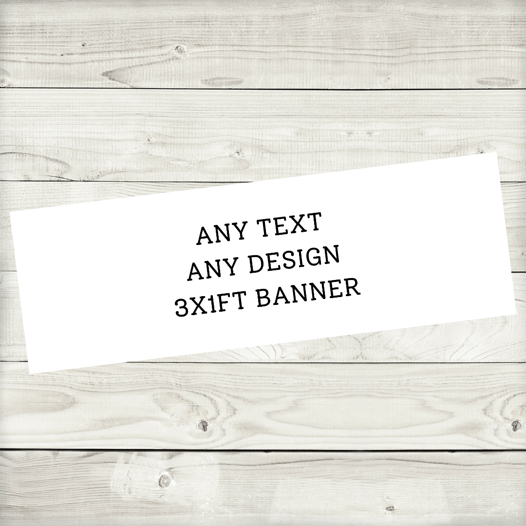 ANY DESIGN | Custom Design Banner | Personalised Birthday, Christening, Baby Shower Banner