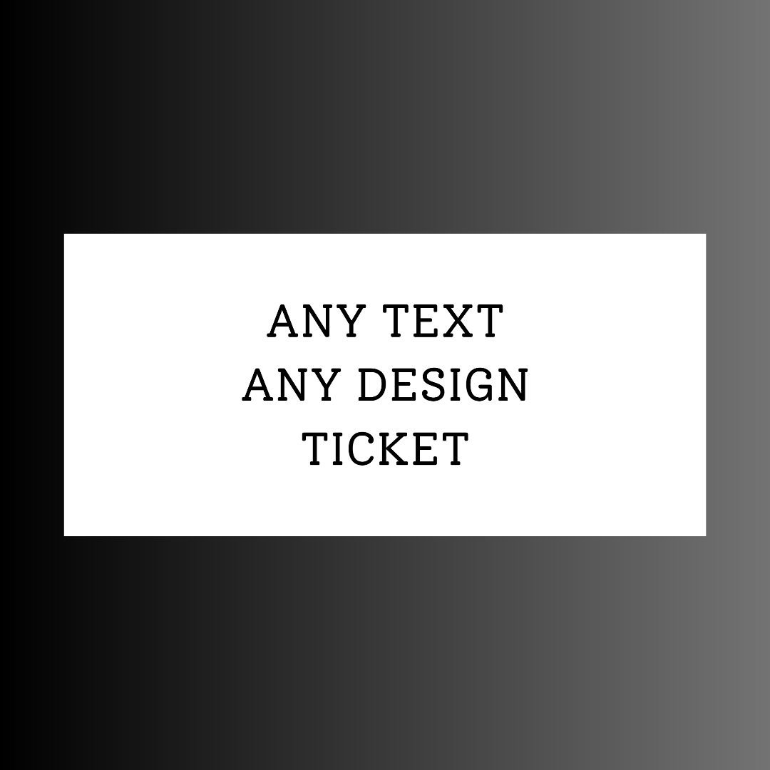 Custom Surprise Ticket Print | Personalised Ticket Voucher | Gift Idea | ANY DESIGN