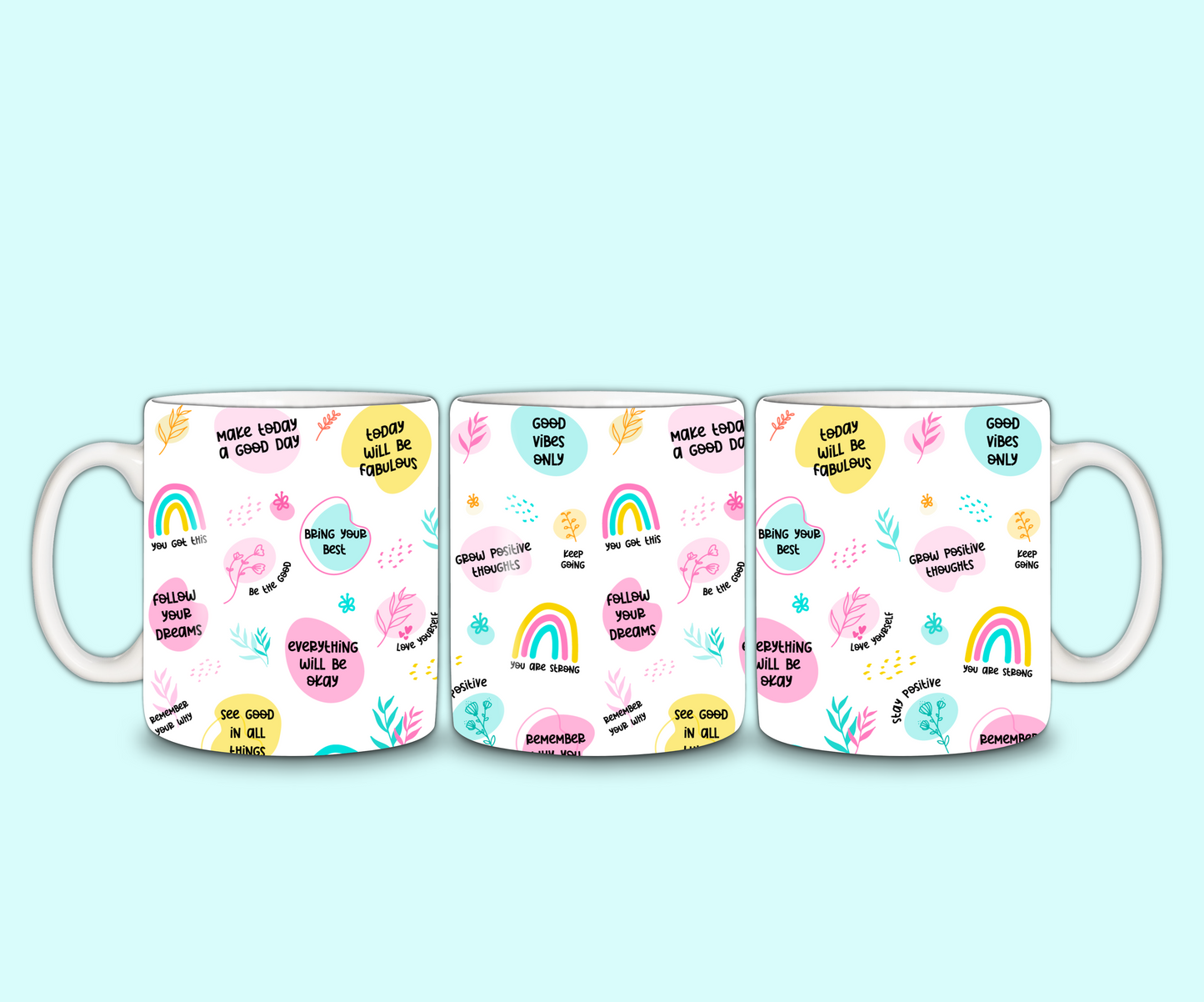 Positive Affirmations Mug | Positive Quote Mug | Gift Idea