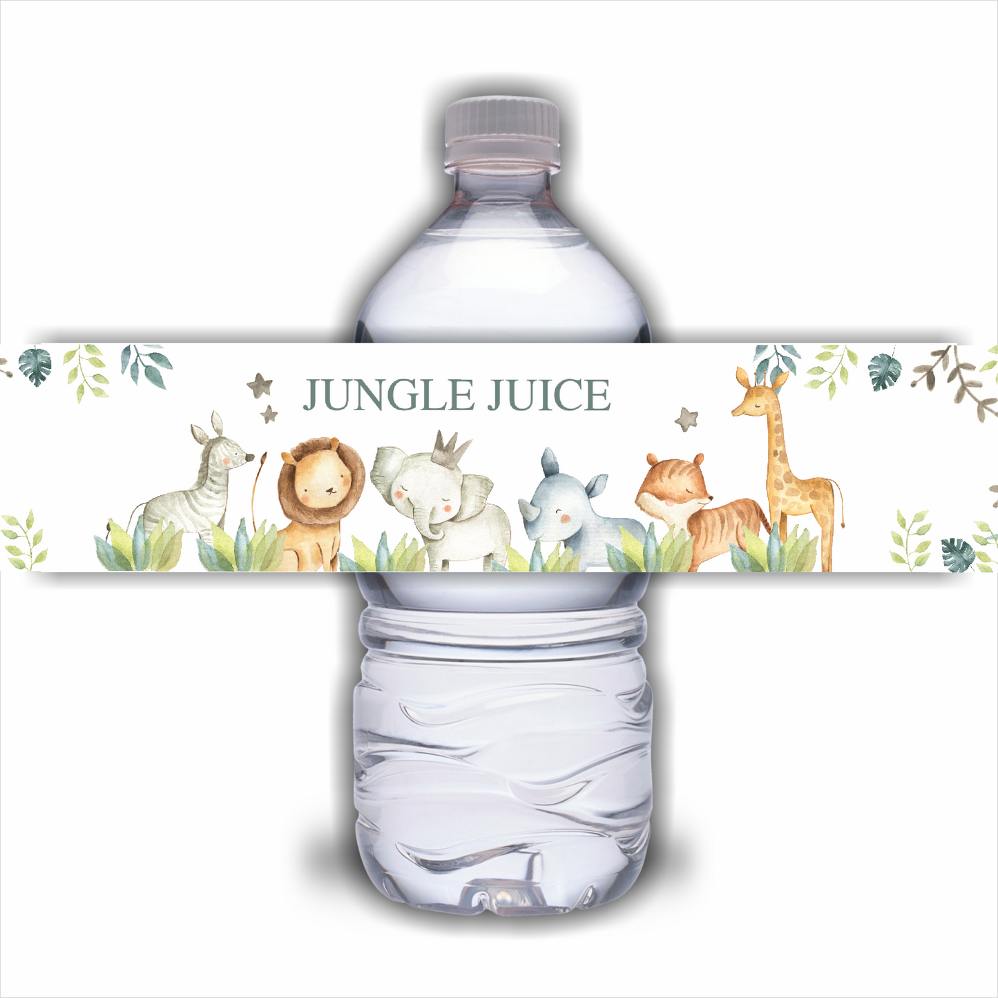 Juice Bottle Labels | Jungle Juice | Safari Animal Party Juice Labels | Water Bottle Stickers | Safari Animal Party | Party Stickers