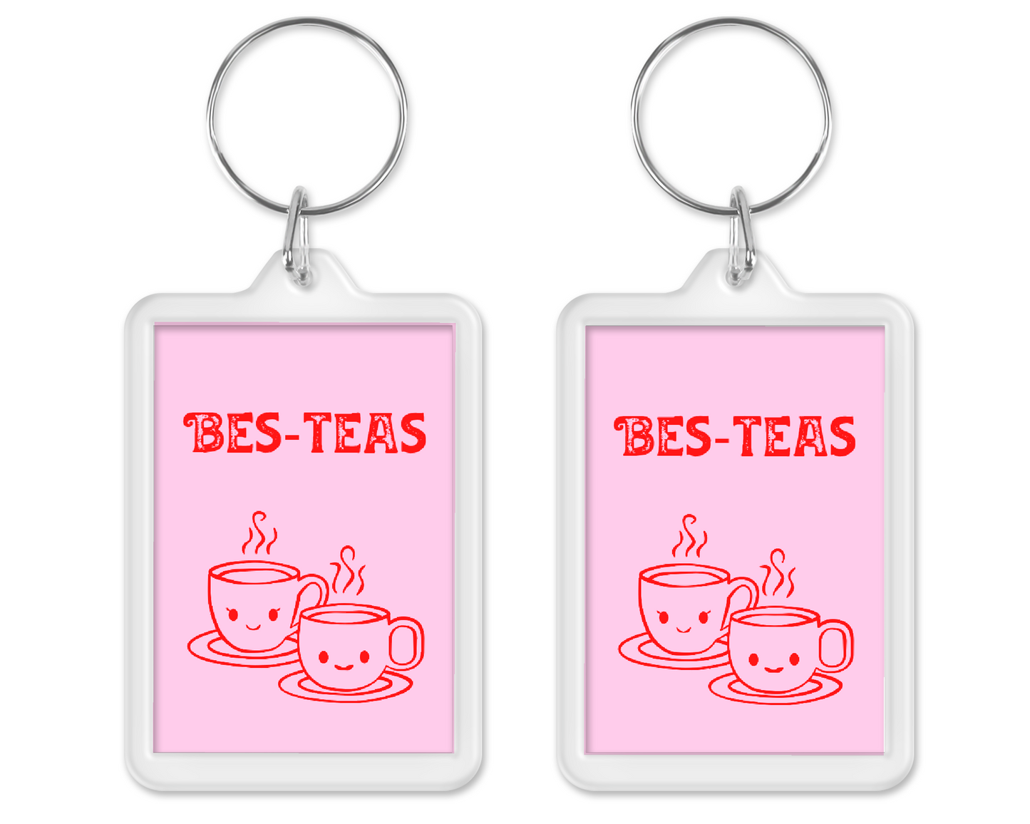 Keyring Gift | Bes-Teas | Cute Best Friend Keyrings