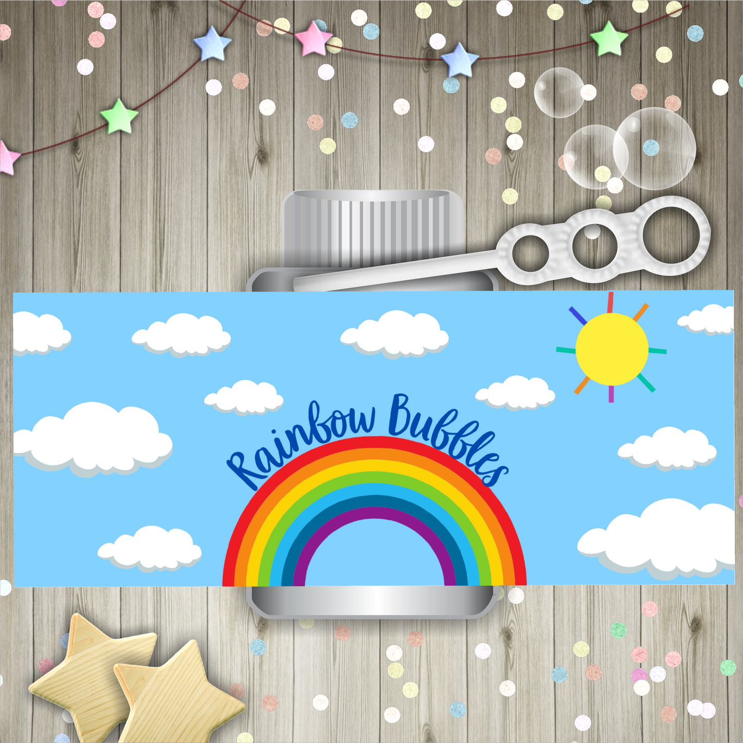 Bubble Wrapper Sticker Labels | Rainbow Bubble Labels | Bubble Stickers | Bubble Party Favours | Party Stickers