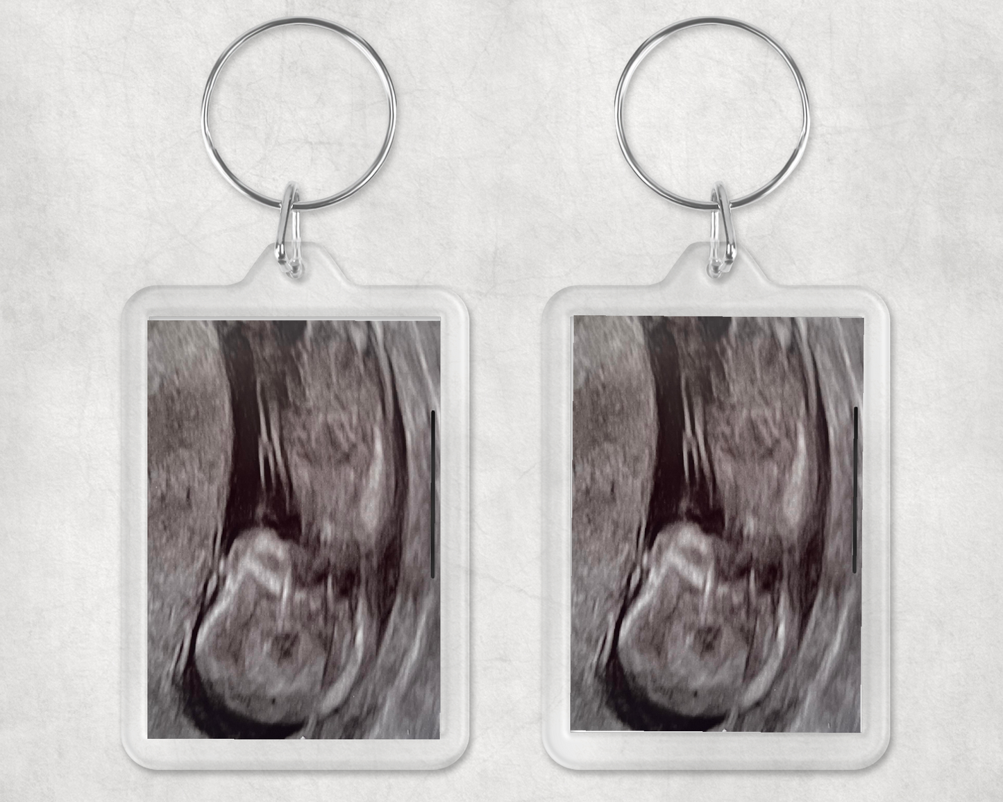Keyring Gift | New Baby Gift | Scan Photo Keyring | Gift Idea