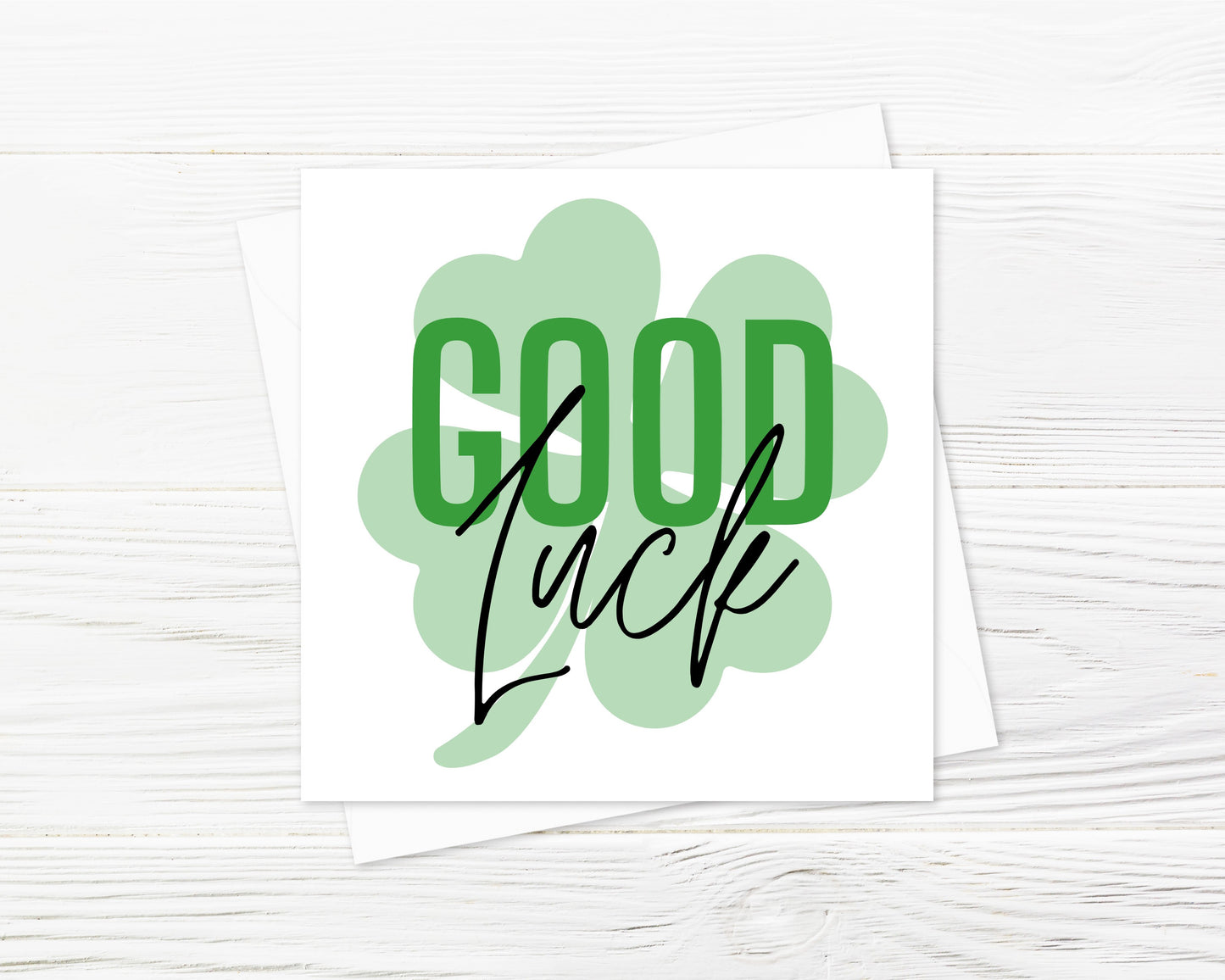 Good Luck Card | Graduation, Driving Test, Exam Card | New Job Card