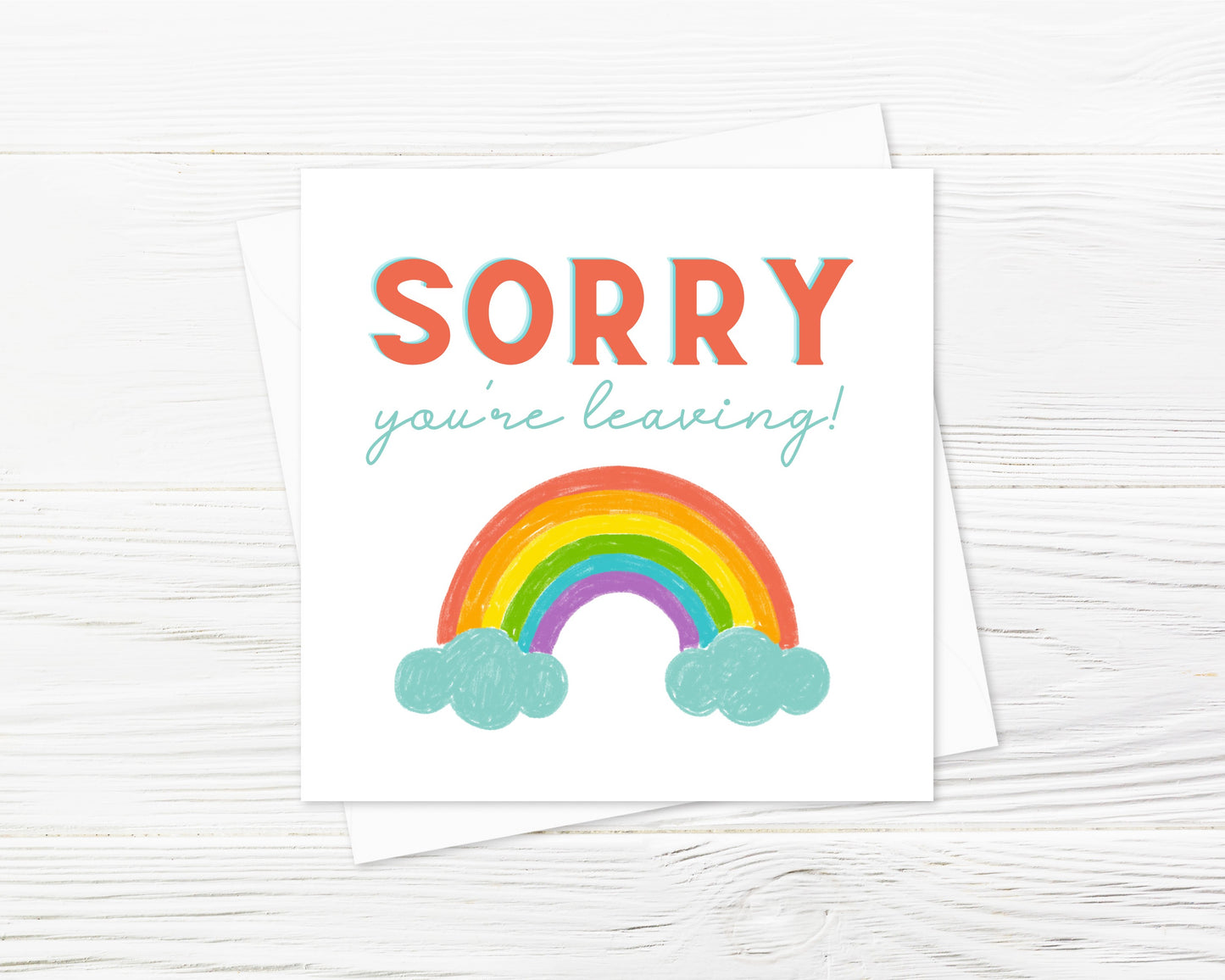 Sorry You're Leaving Card | Work Colleague Card | Design 2
