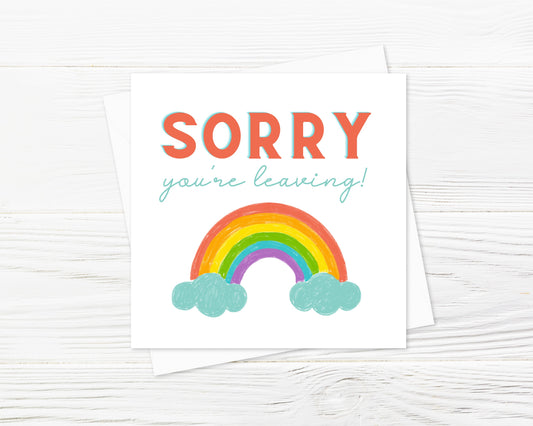 Sorry You're Leaving Card | Work Colleague Card | Design 2