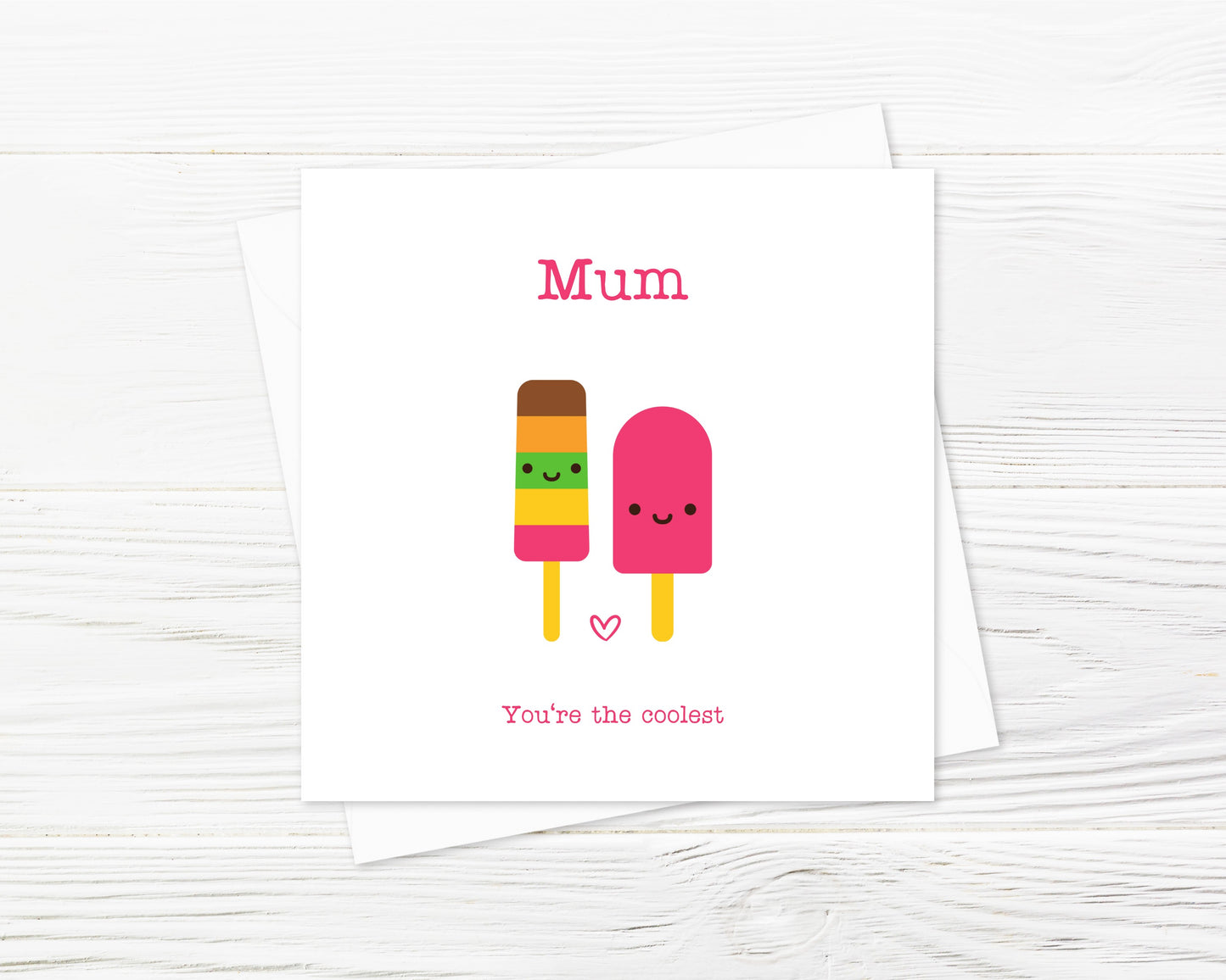 Mother's Day Card | Mum You're The Coolest Card | Cute Card - Dinky Designs