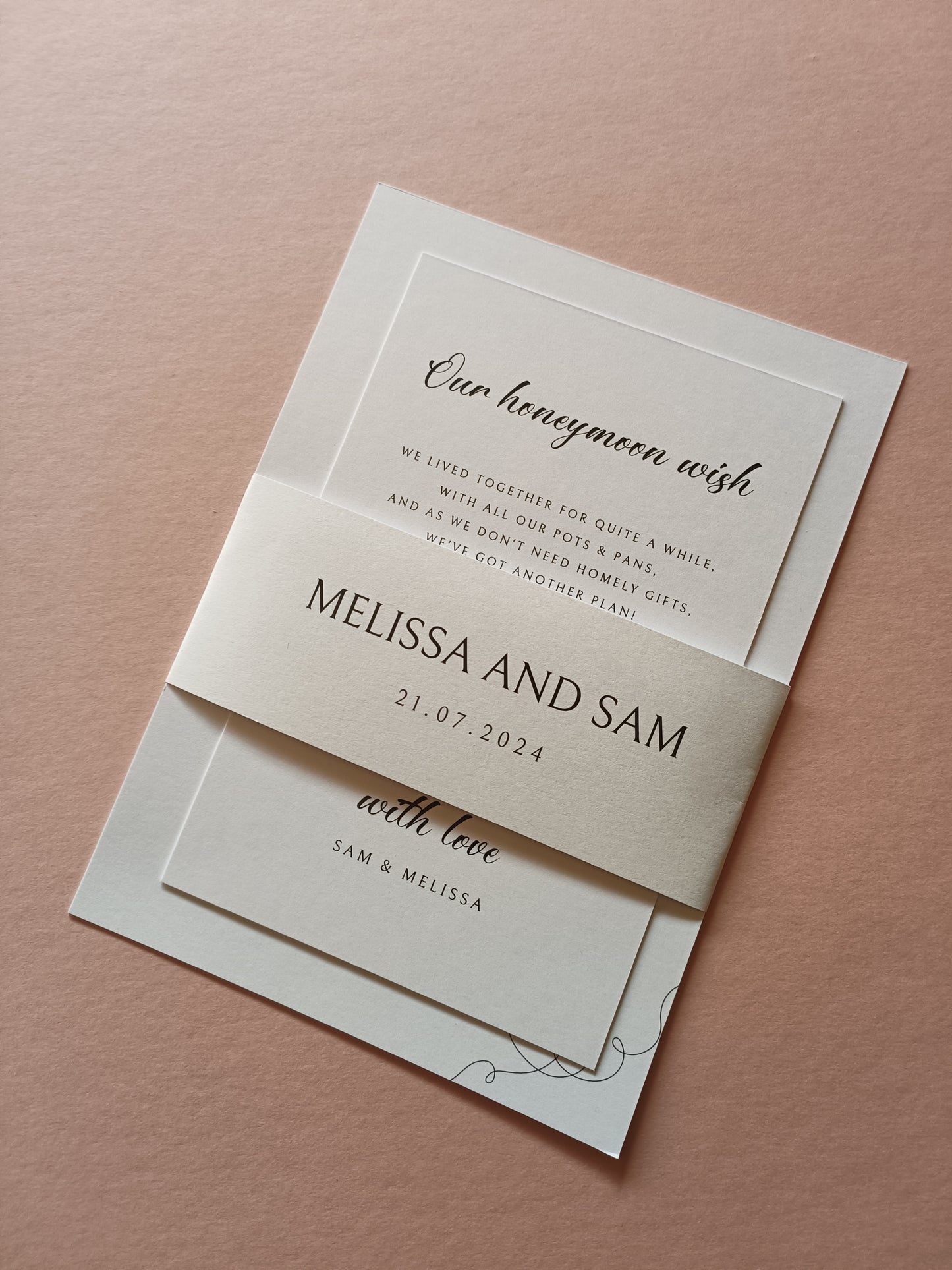 Wedding belly bands