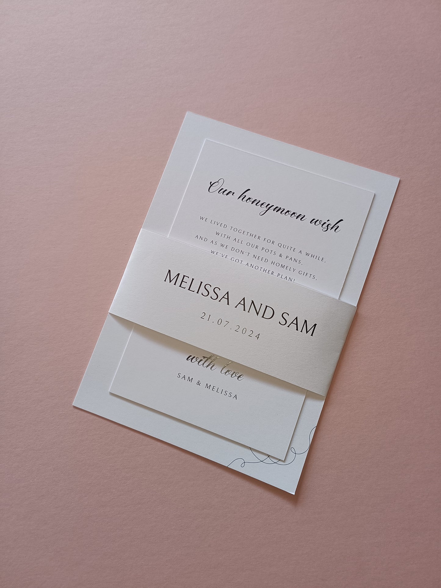 Wedding belly bands