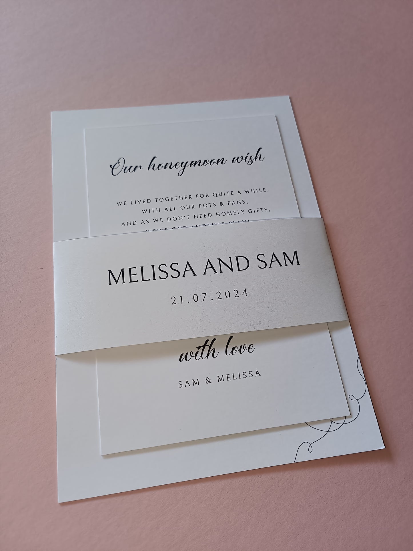 Wedding belly bands