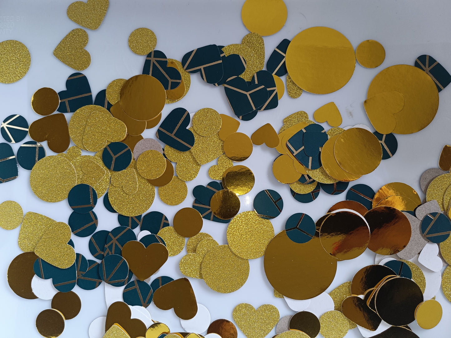 SALE ITEM | Green Gold Confetti