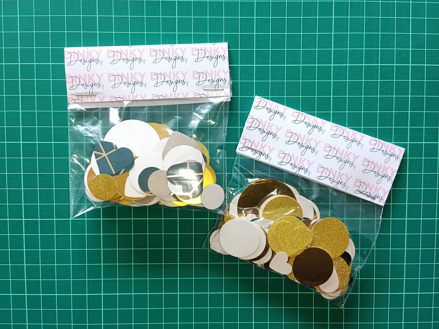 SALE ITEM | Green Gold Confetti