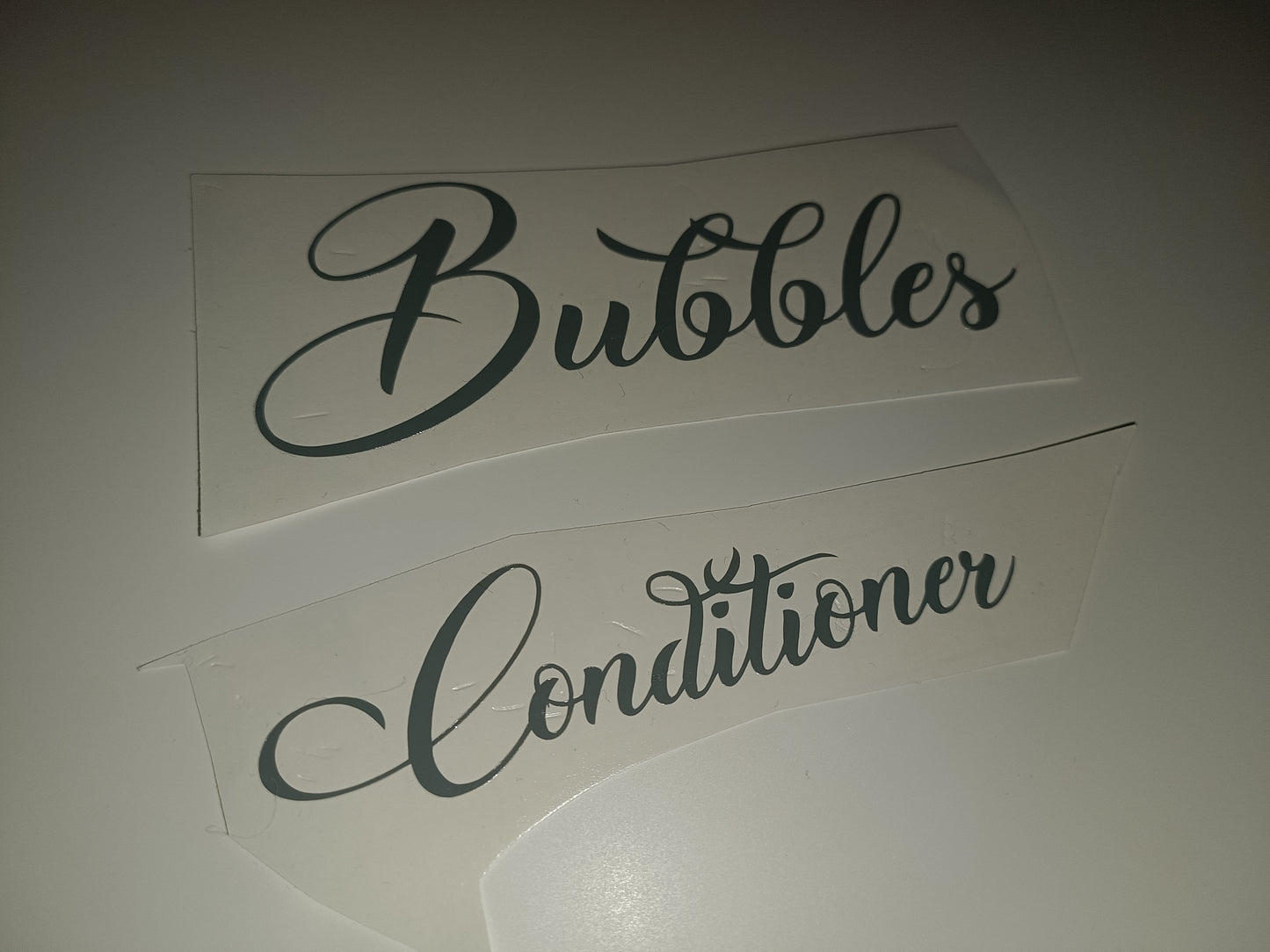 SALE | Grey Bubbles Conditioner Labels | Vinyl Sticker