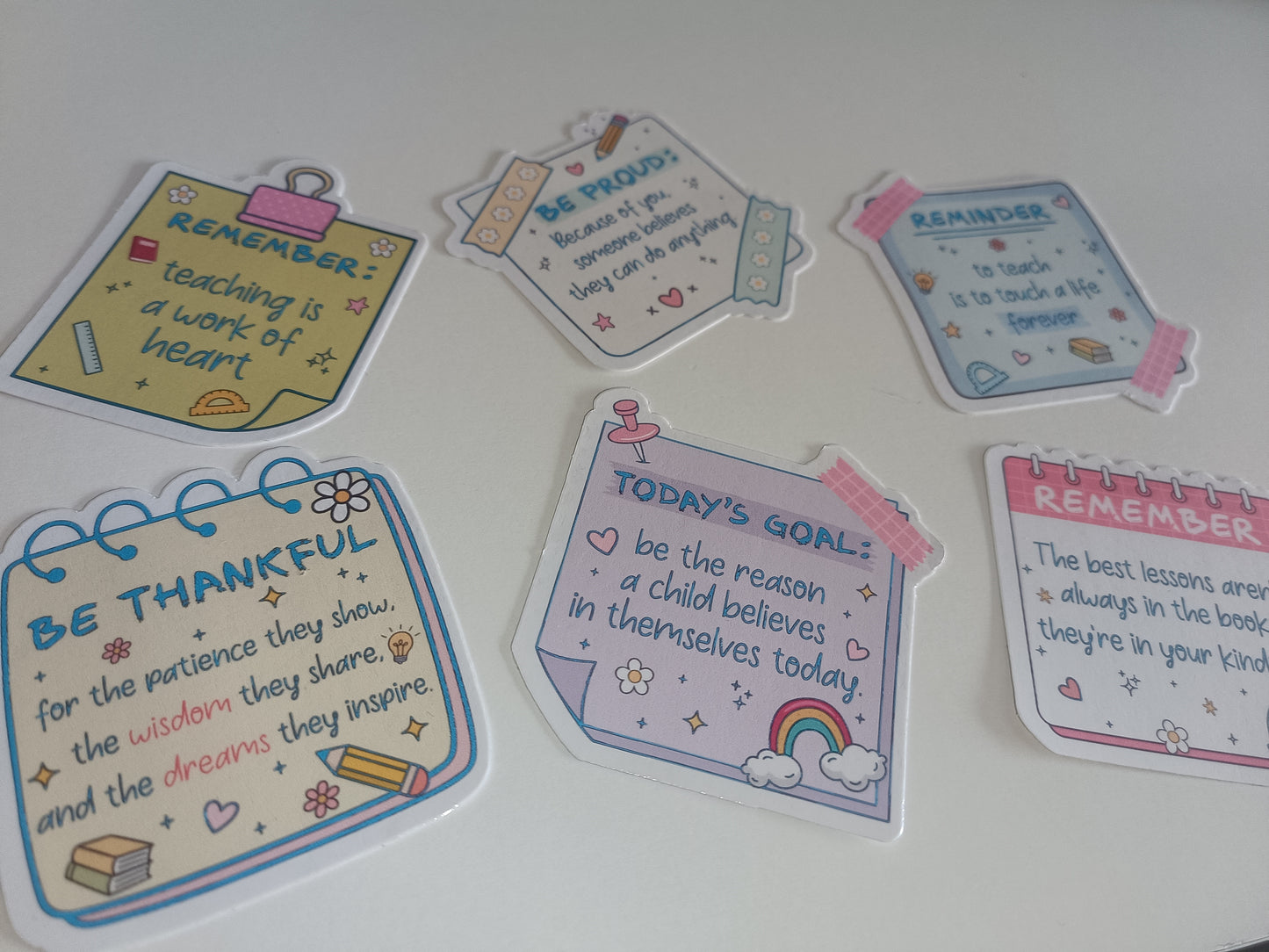 SALE | Teacher Affirmations Quotes Sticker Bundle