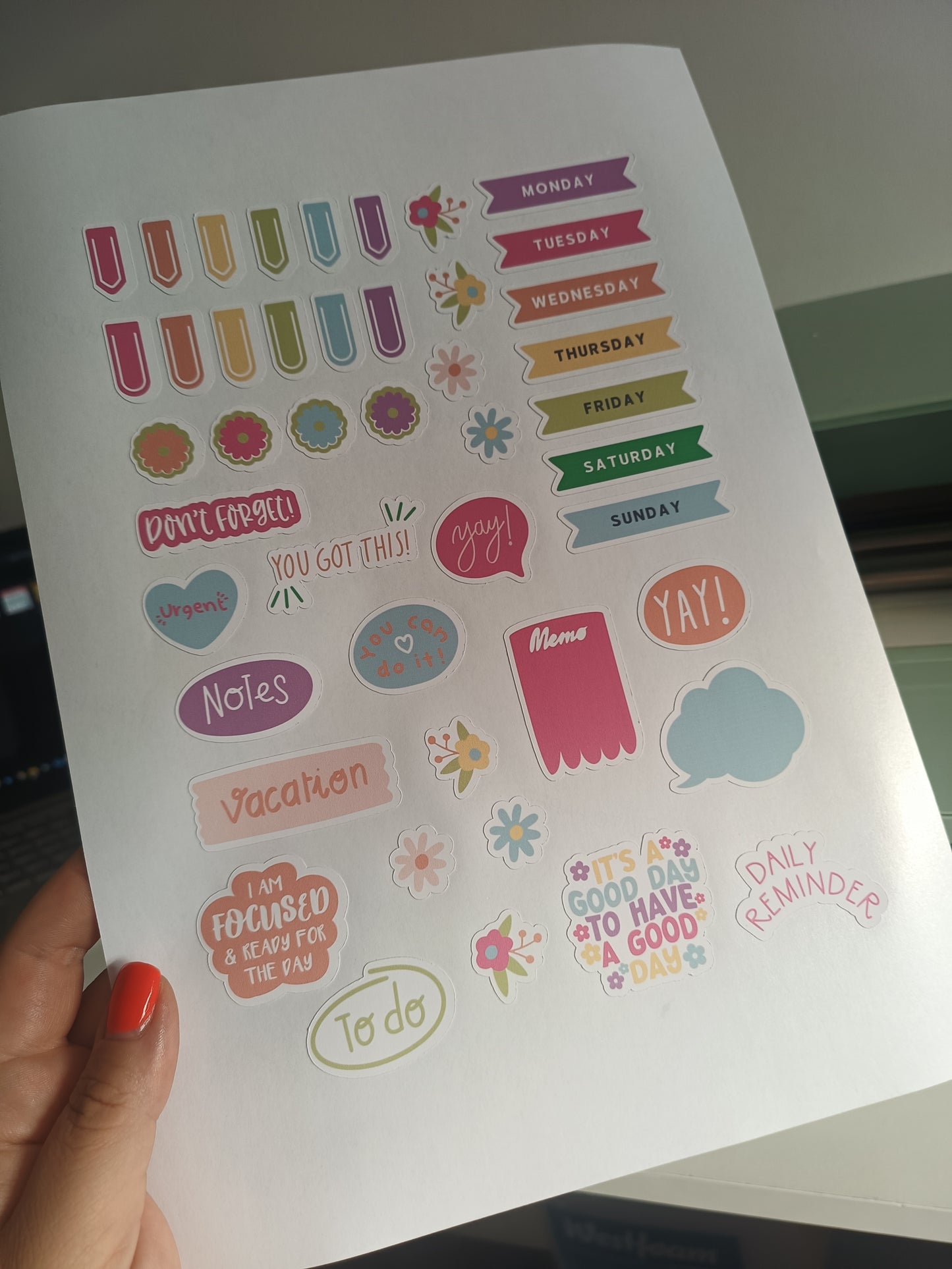 SALE | A4 Sheet Planner Stickers