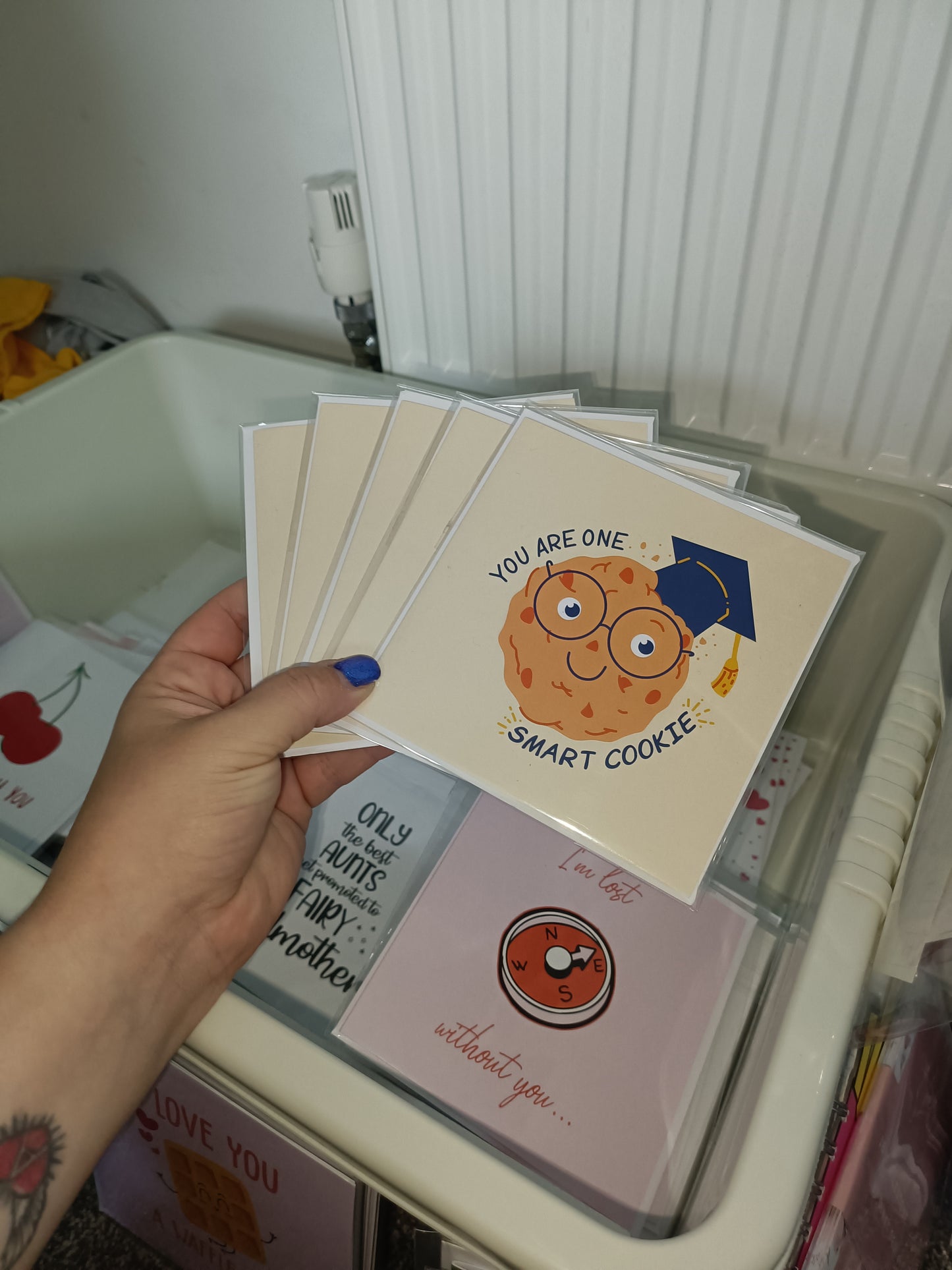 Well Done Card | You Are One Smart Cookie | Graduation Card | Exam Card | New Job Card
