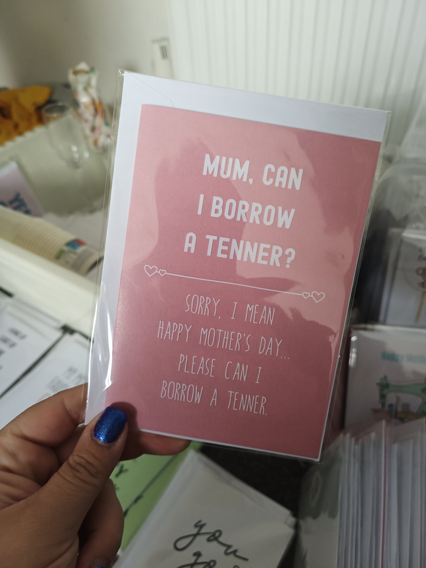 Mothers Day Card | Mum, Can I Borrow A Tenner? | Funny Card