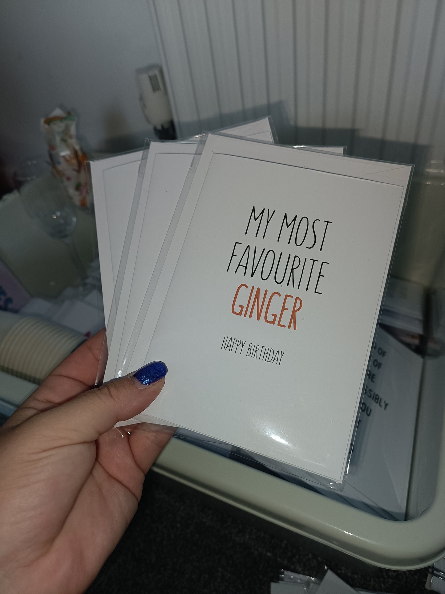 Birthday Card | My Most Favourite Ginger | Funny Cards