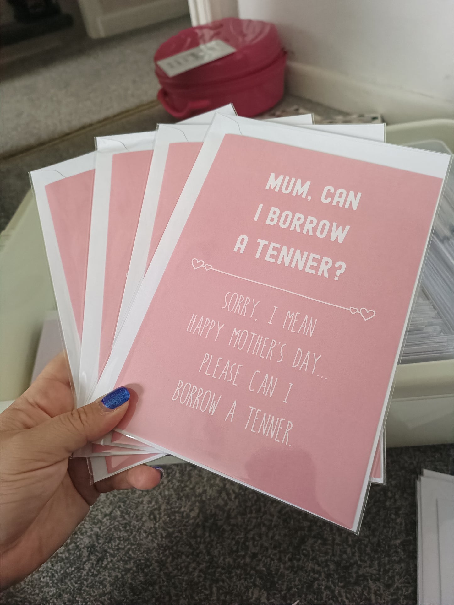 Mothers Day Card | Mum, Can I Borrow A Tenner? | Funny Card