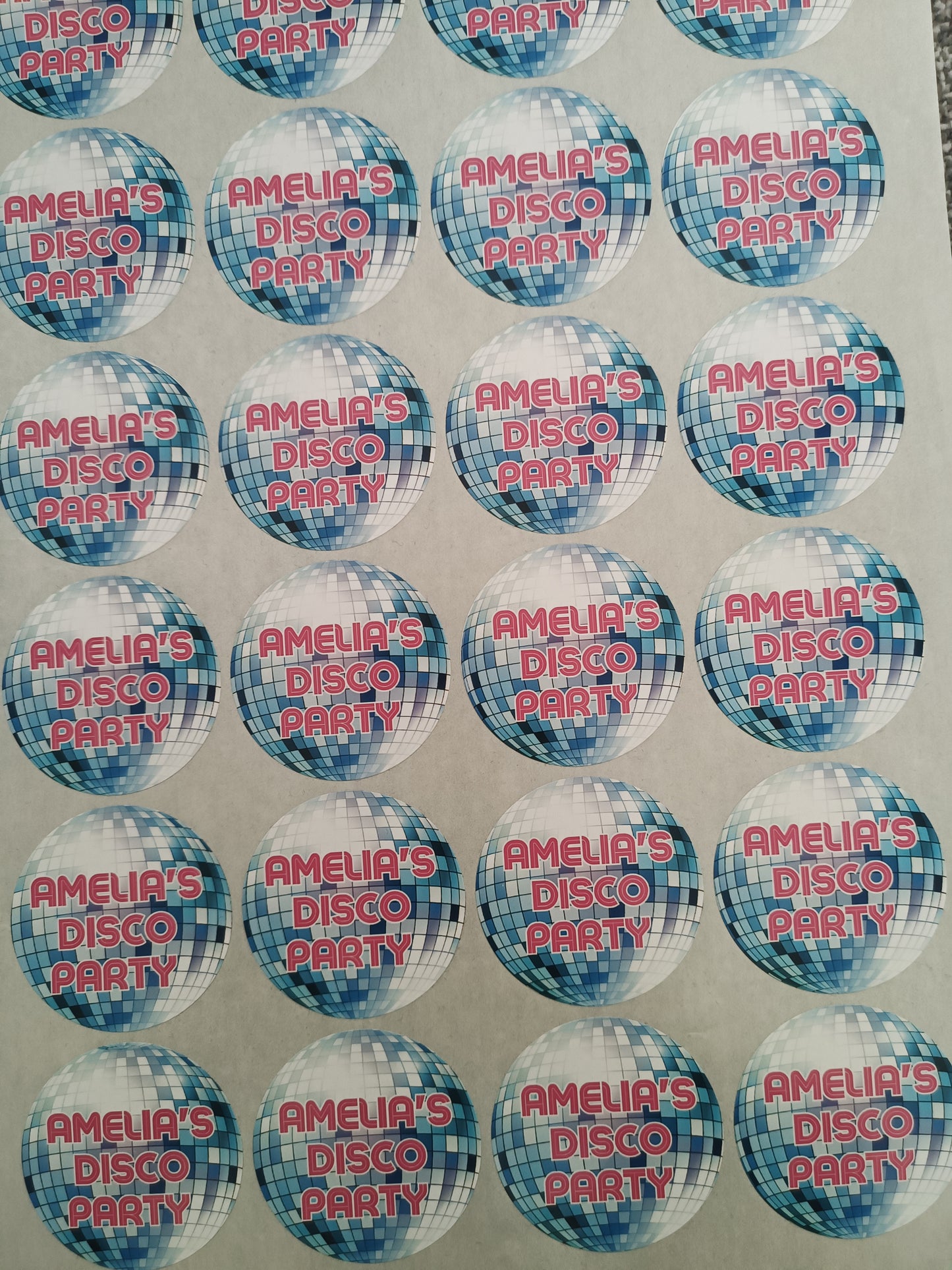 Disco Diva Stickers | Various Sizes | Disco Birthday Hen Party Supplies | Disco Theme Party