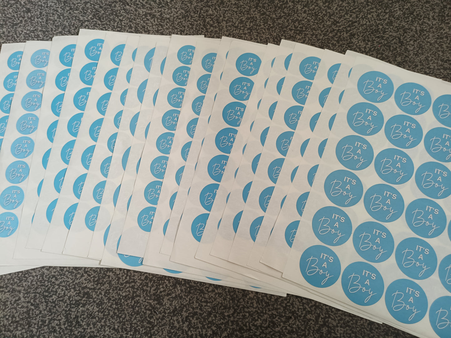 It's A Boy Stickers | Various Sizes | Baby Shower Party Stickers | Baby Boy Stickers