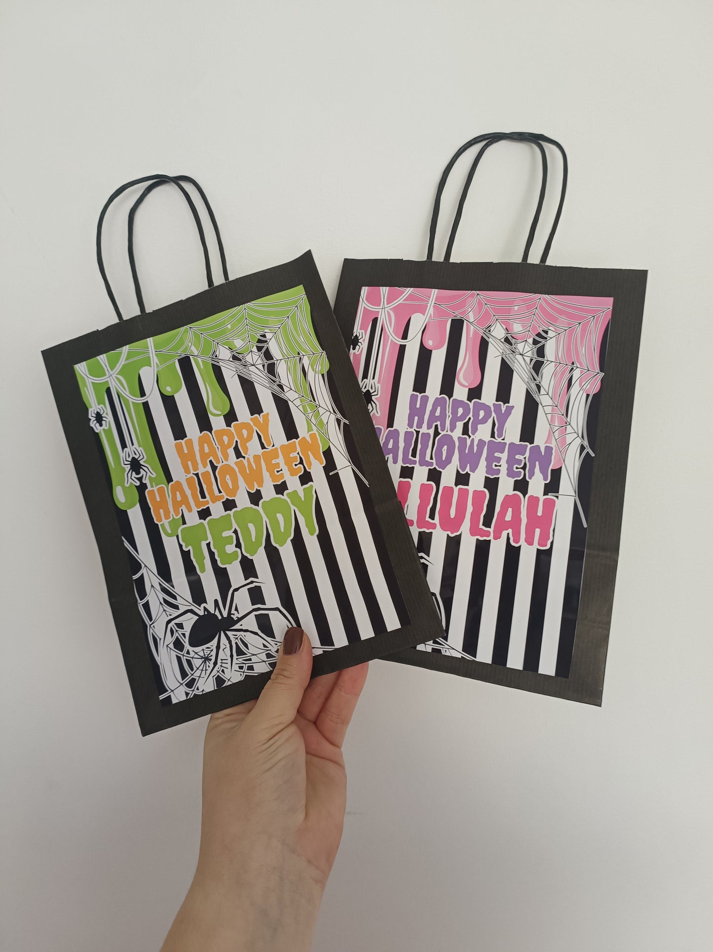 Personalised Halloween Gift Bags | Halloween Treat Bags | Halloween Party Bags