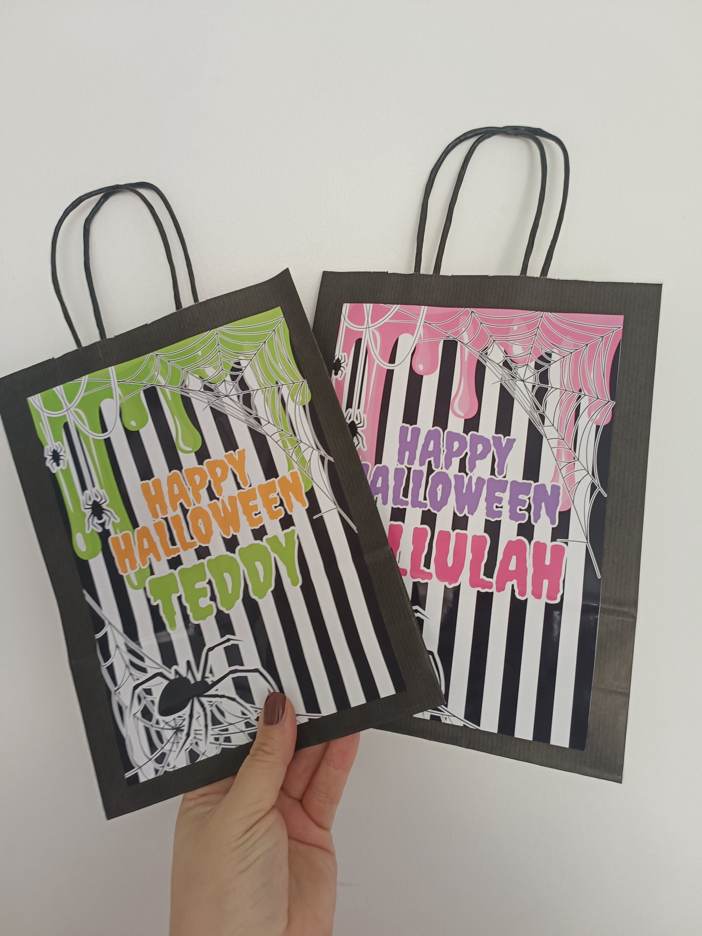 Personalised Halloween Gift Bags | Halloween Treat Bags | Halloween Party Bags