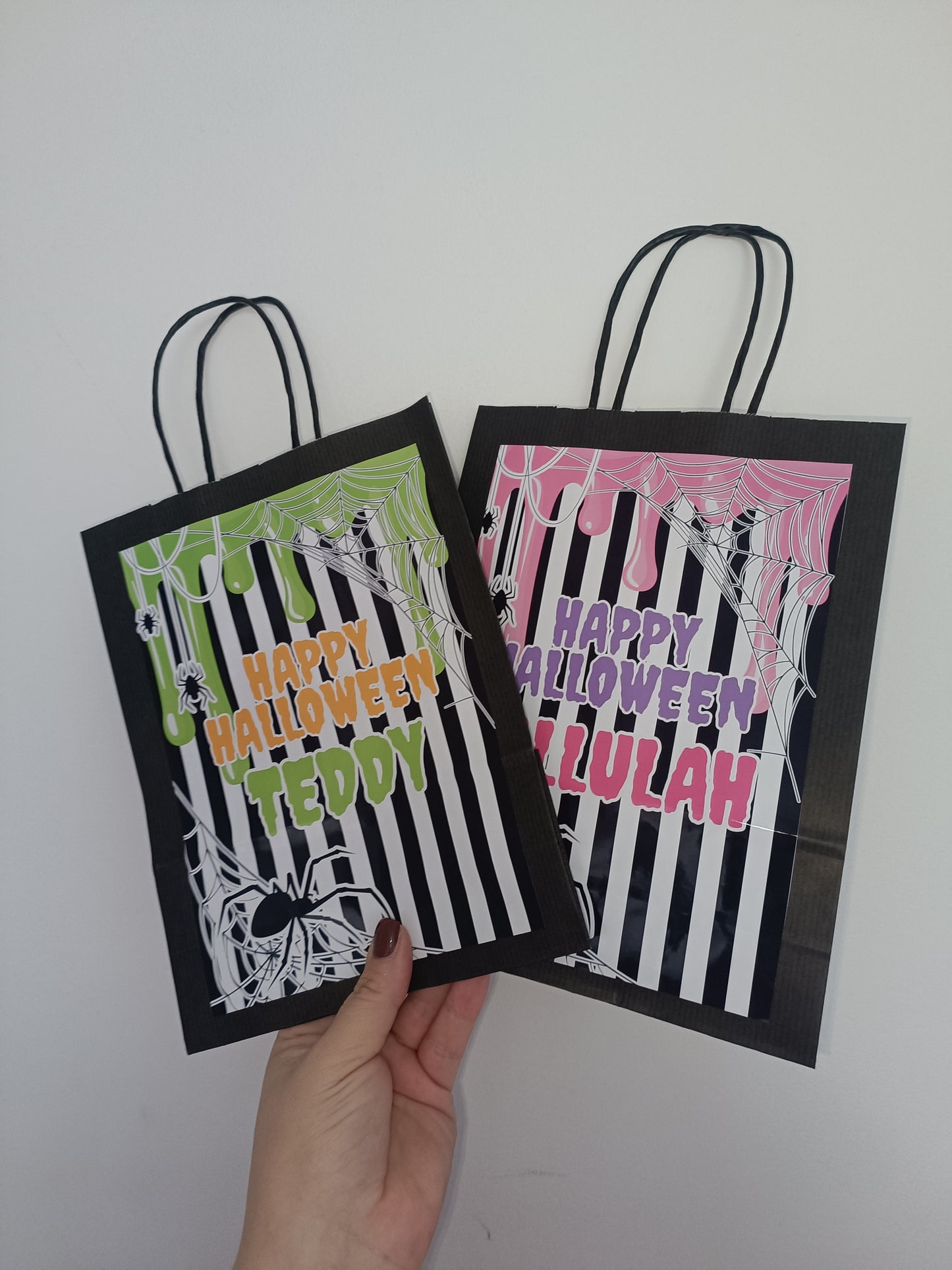 Personalised Halloween Gift Bags | Halloween Treat Bags | Halloween Party Bags