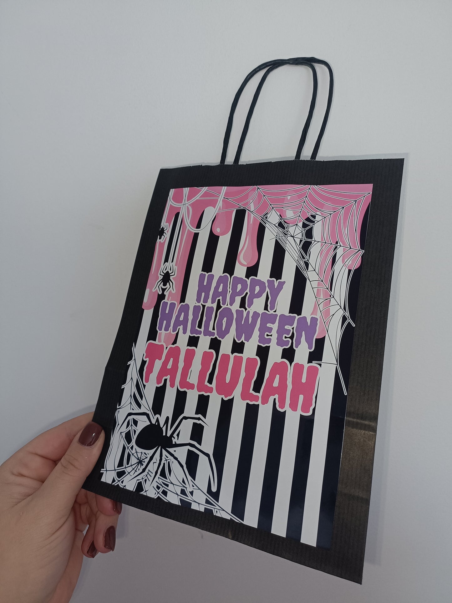 Personalised Halloween Gift Bags | Halloween Treat Bags | Halloween Party Bags