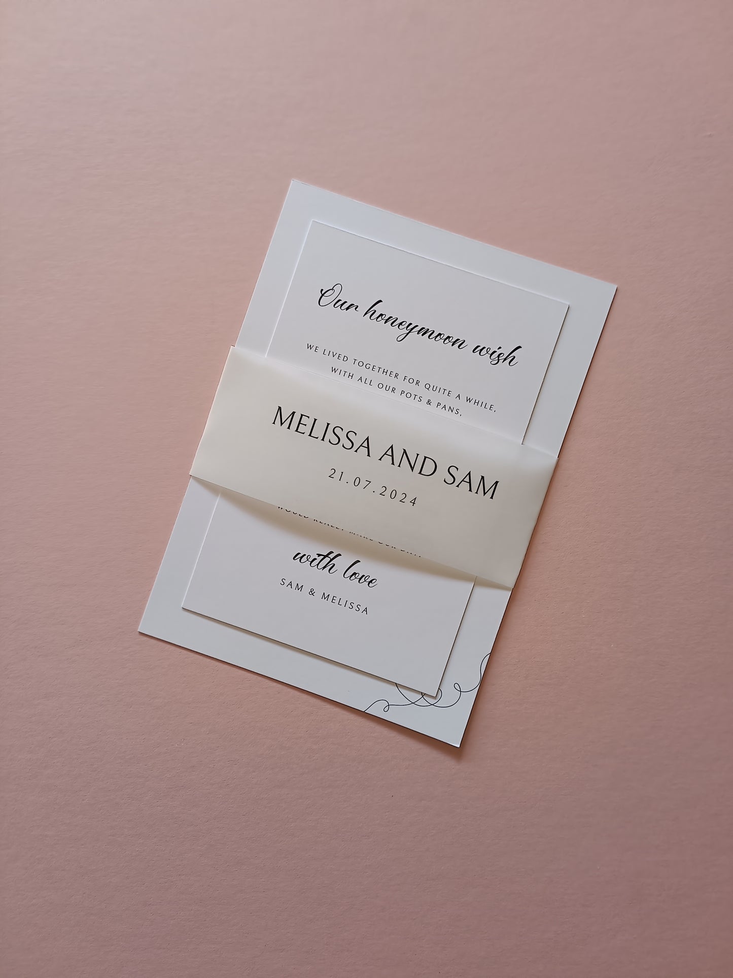 Wedding belly bands