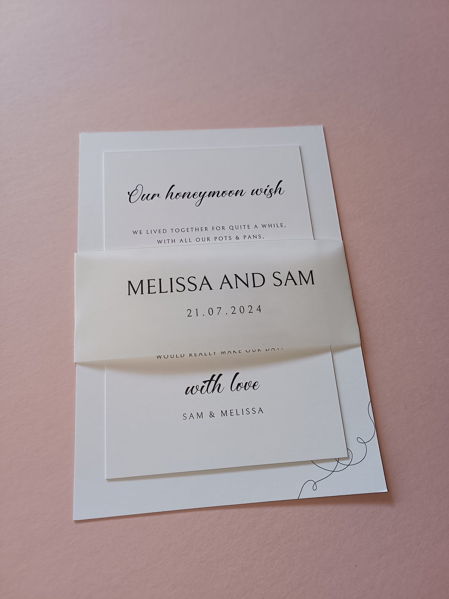 Wedding belly bands