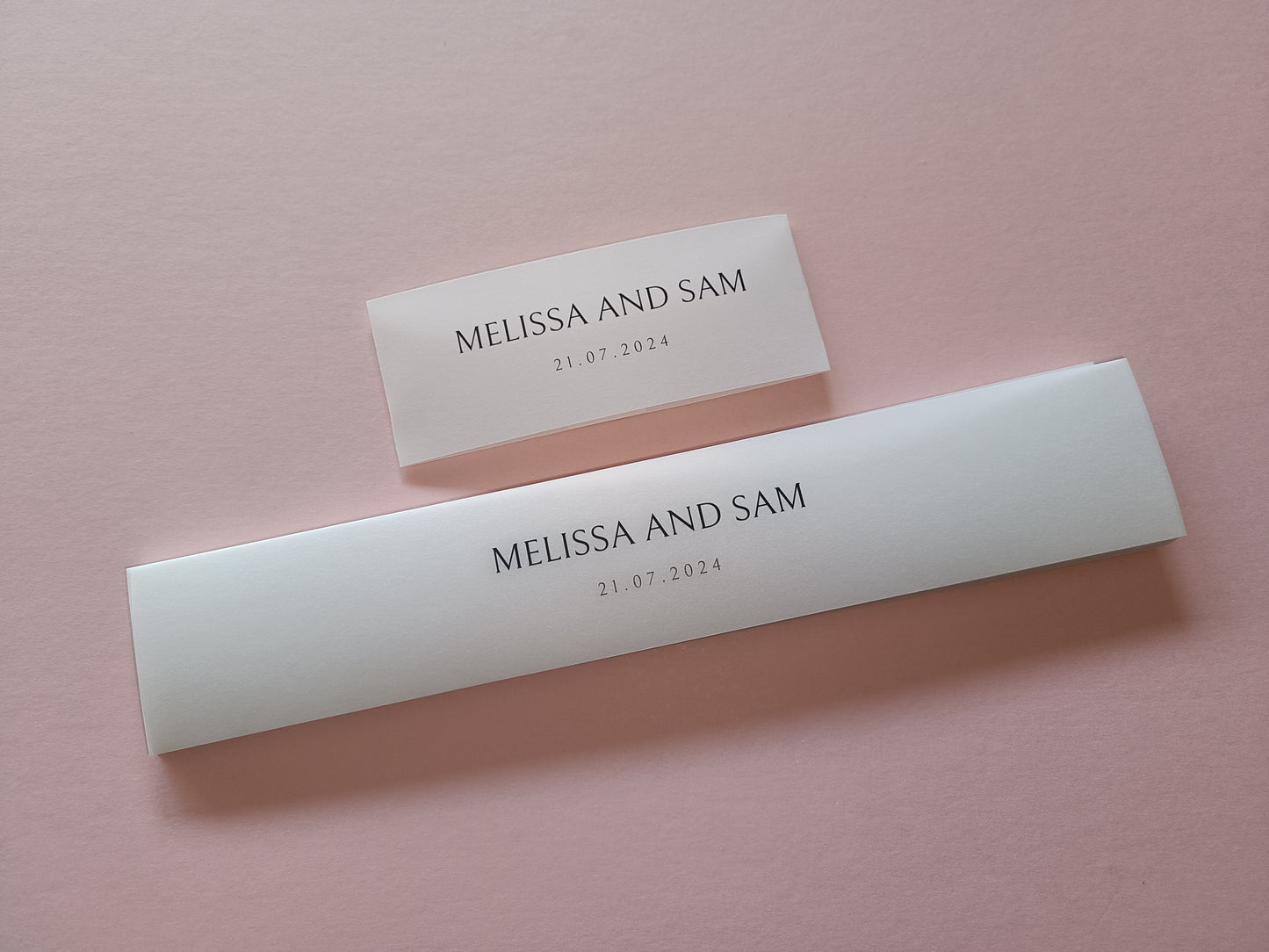 Wedding belly bands