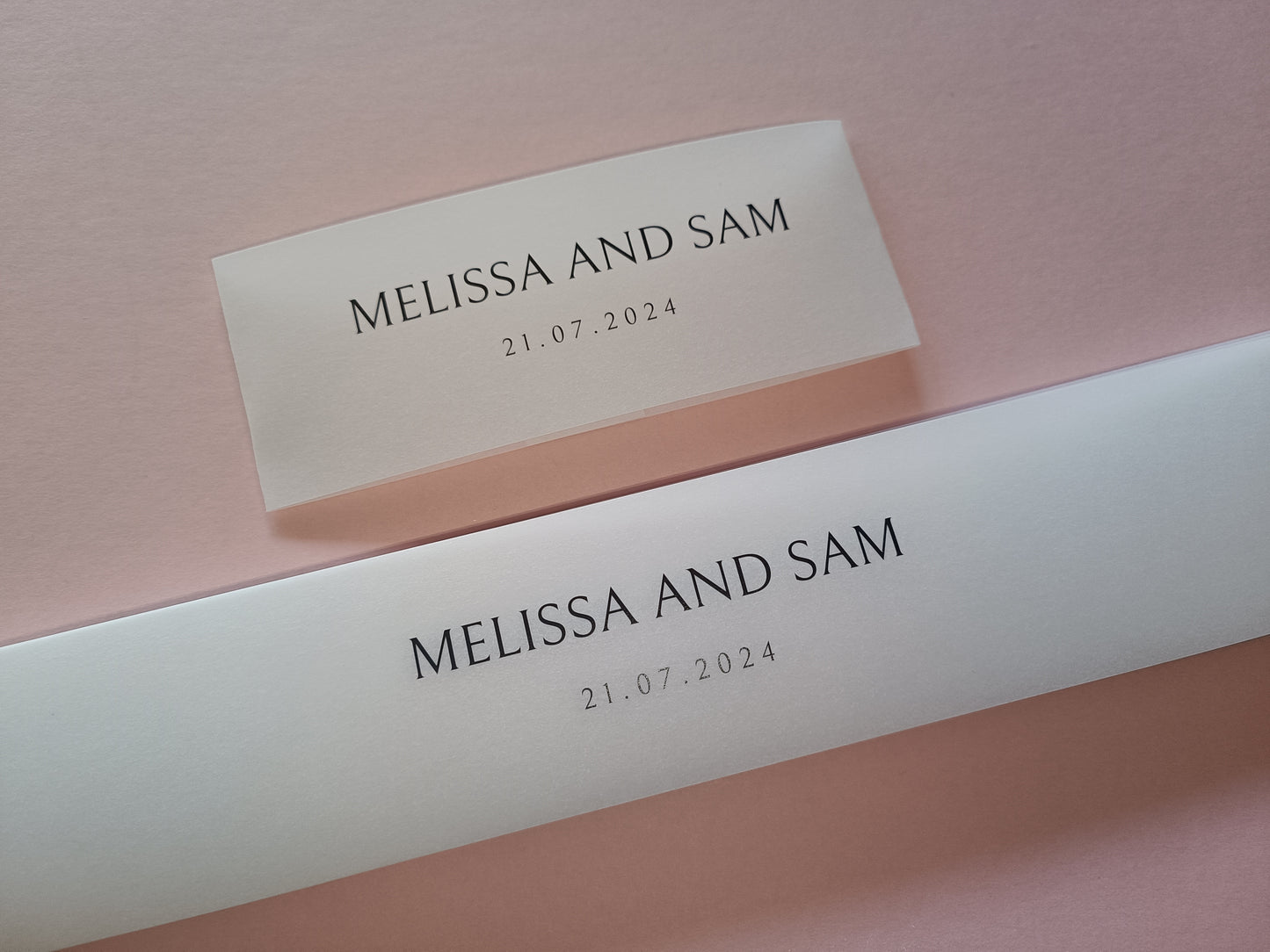 Wedding belly bands