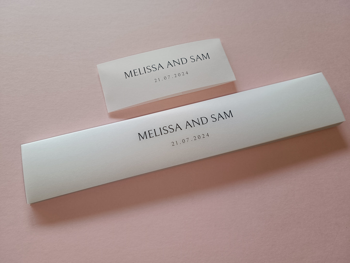 Wedding belly bands