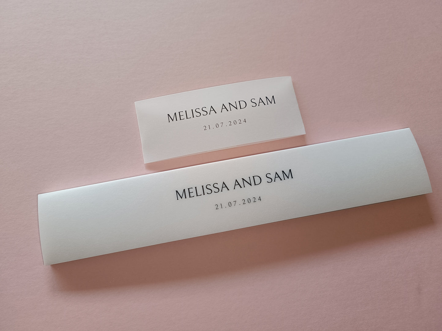 Wedding belly bands
