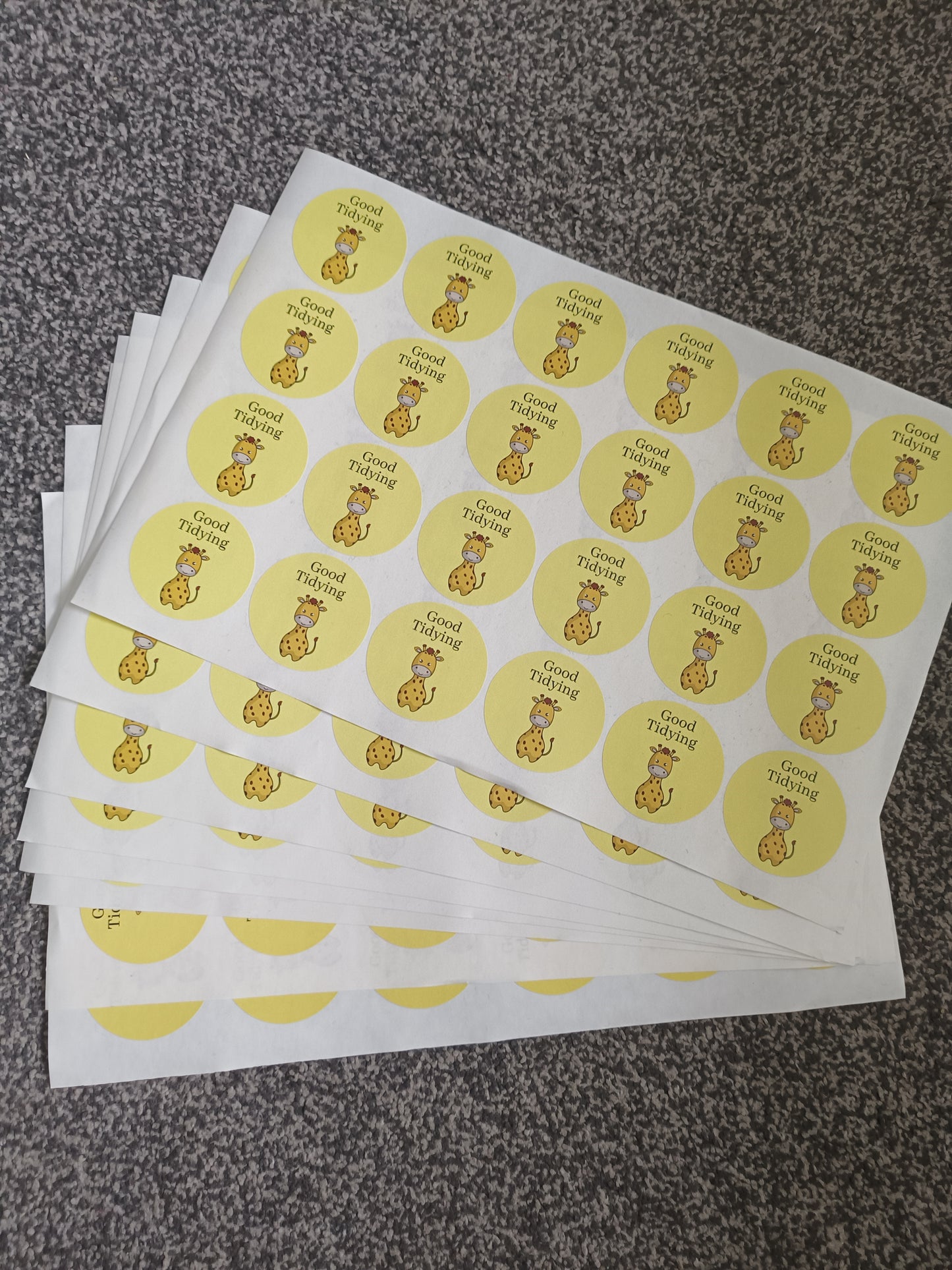 Teacher Stickers | Well Done Stickers | Reward Stickers | Sticker Sheet | Good Listening | Good Tidying