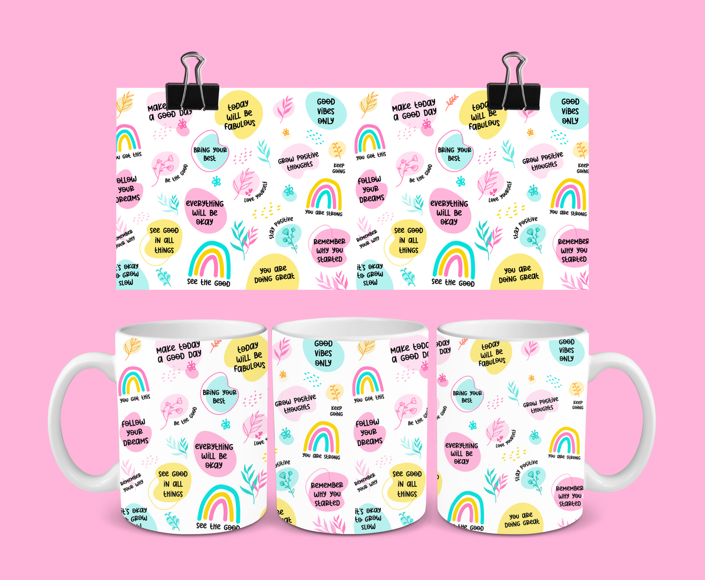 Positive Affirmations Mug | Positive Quote Mug | Gift Idea