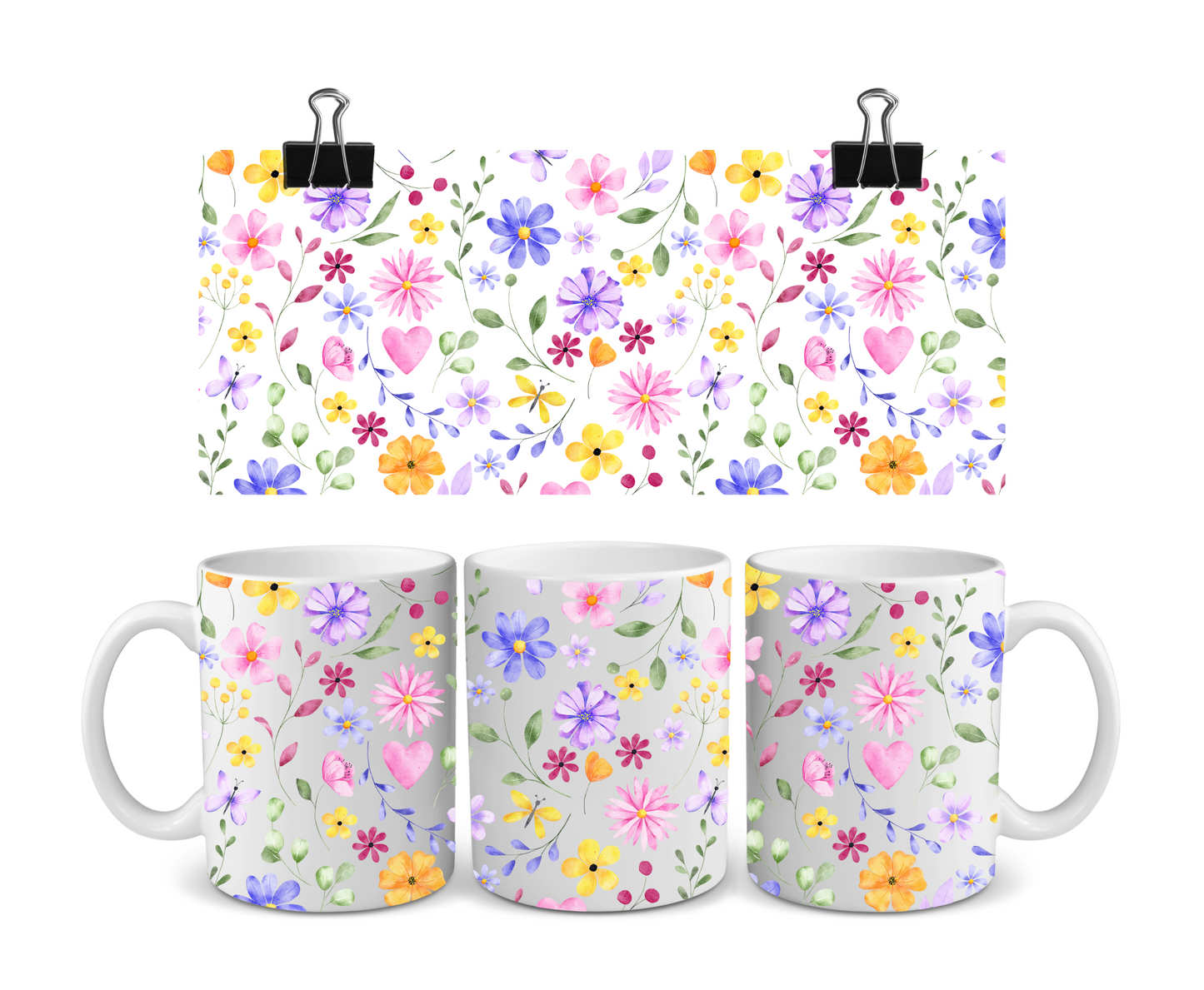 Spring Floral Mug | Floral Flower Mug | Gift Idea