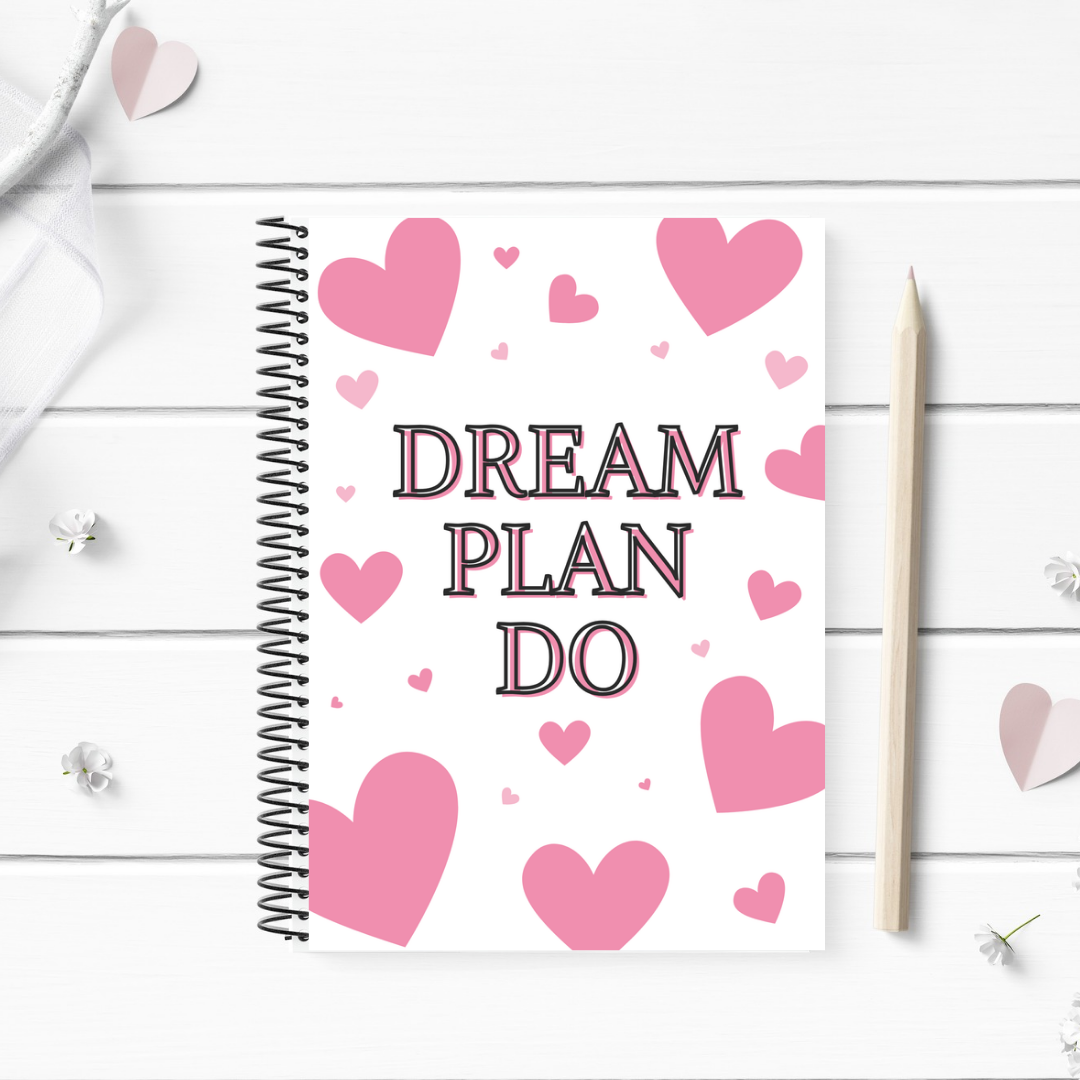 Business Notebook | Deam, Plan, Do | Heart Planner