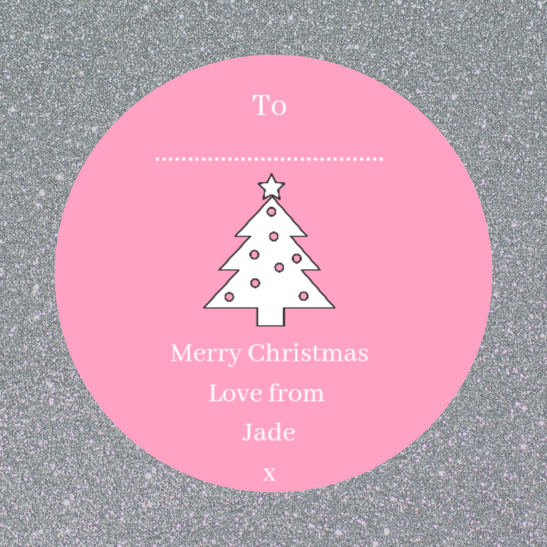 Personalised Christmas Tree Stickers | Christmas Labels | Sticker Sheet | Christmas Gift Tags (Design 2)