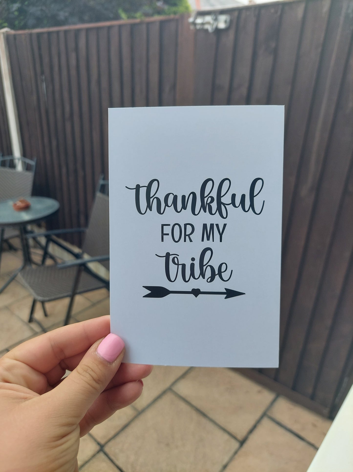 Family Print | Thankful For My Tribe | Quote Print