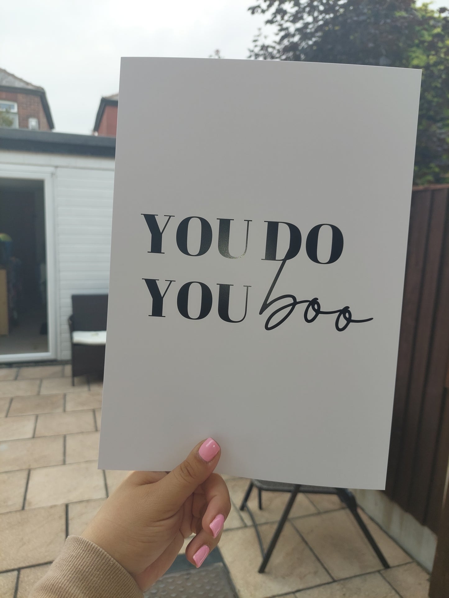 Quote Print | You Do You Boo | Positive Print