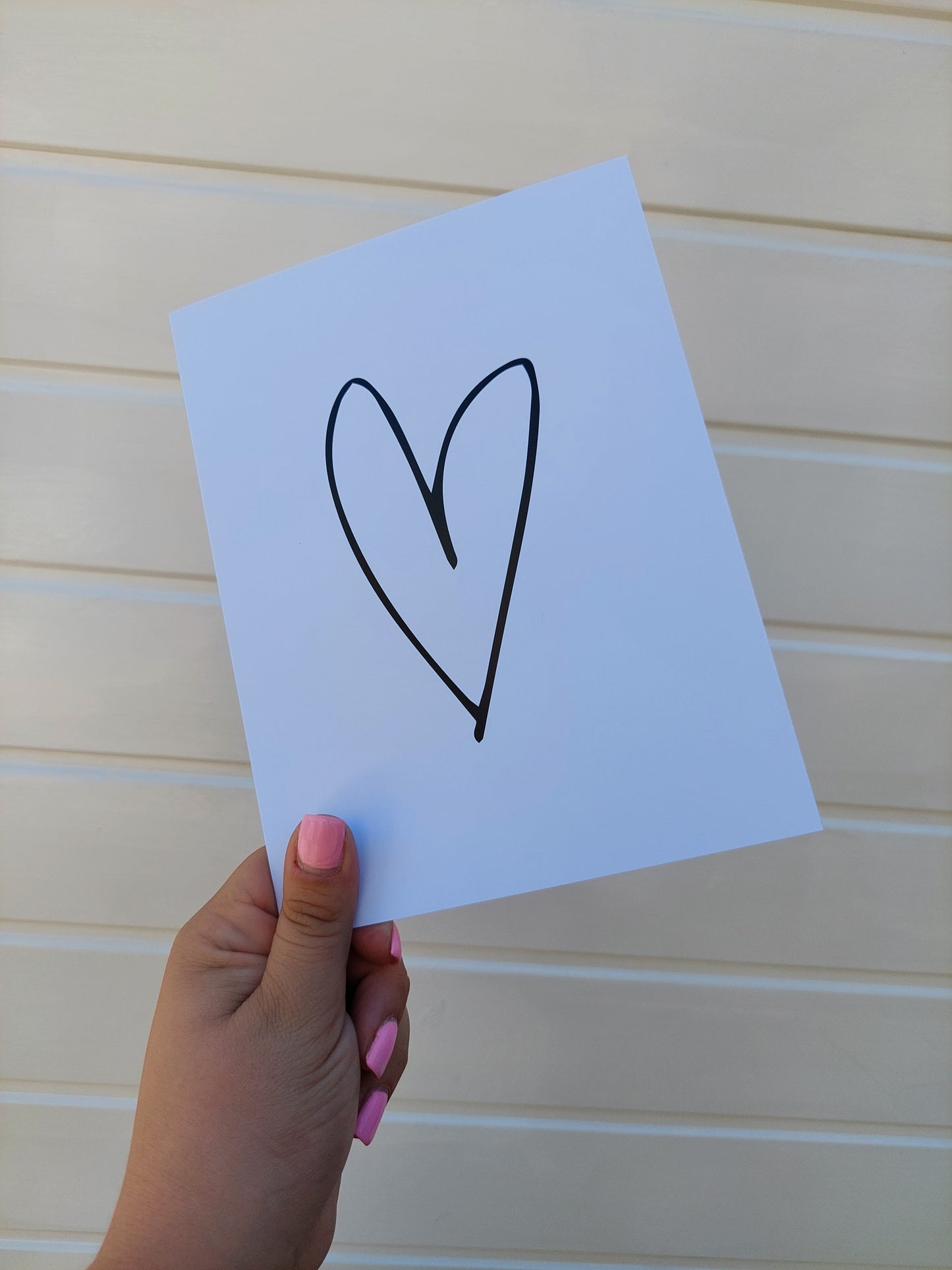 Heart Print (Design 4) | Image Print | Clipart Print - Dinky Designs
