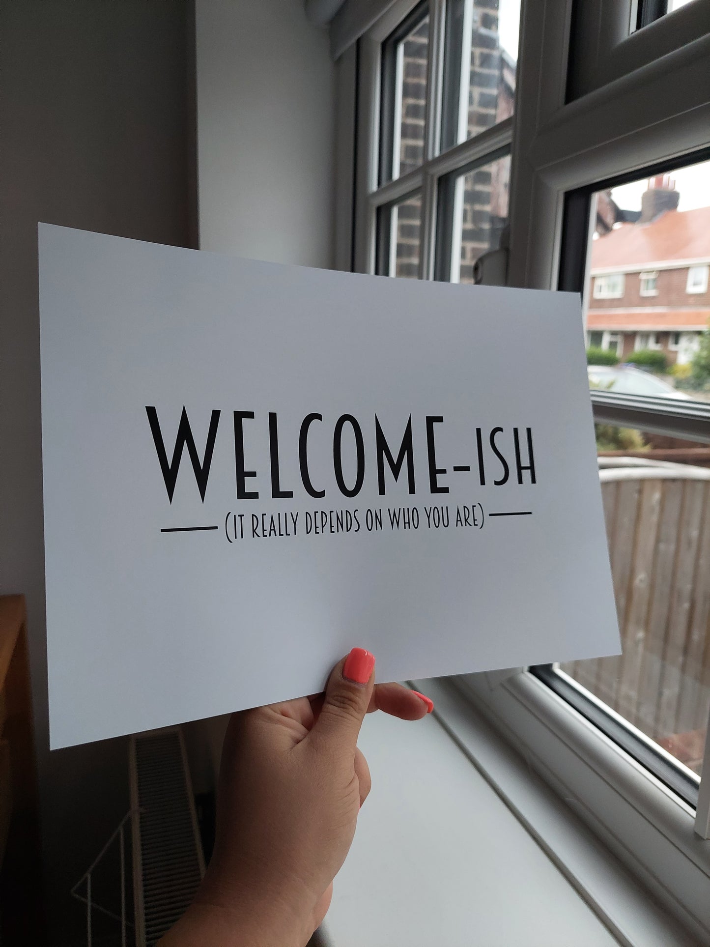 Home Print | Welcome-ish | Quote Print | Funny Print