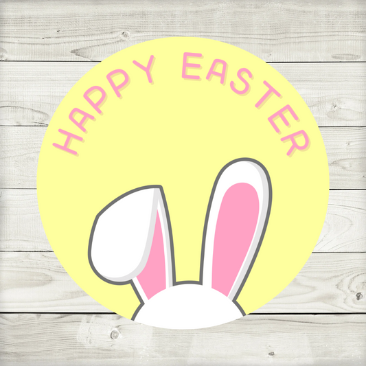 Happy Easter Stickers | Various Sizes | Easter Party Stickers | Design 2