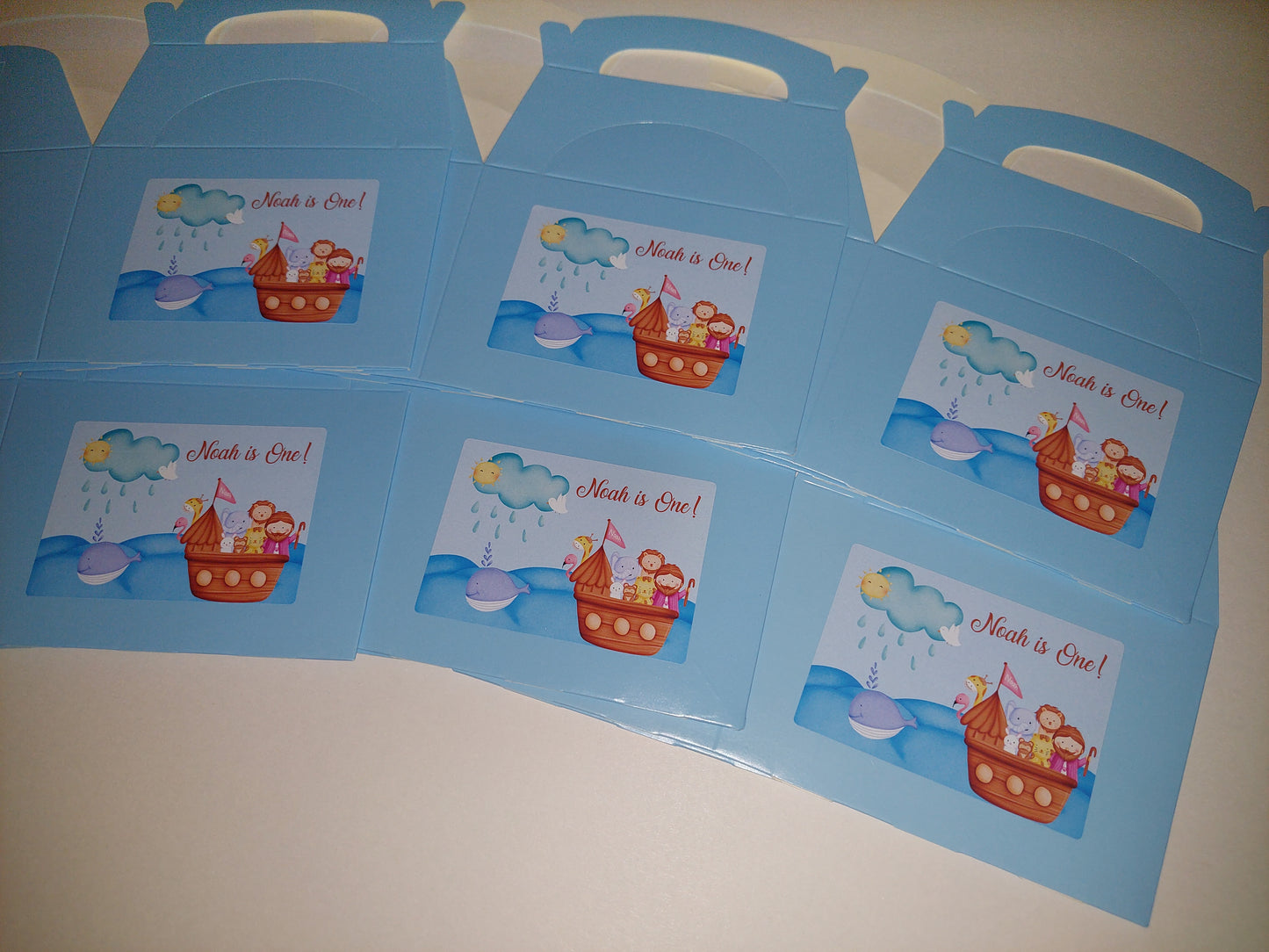 Party Boxes | Noah's Ark Birthday Party Boxes | Noah's Ark Party | Noah's Ark Party Decor | Party Bags (Design 2)